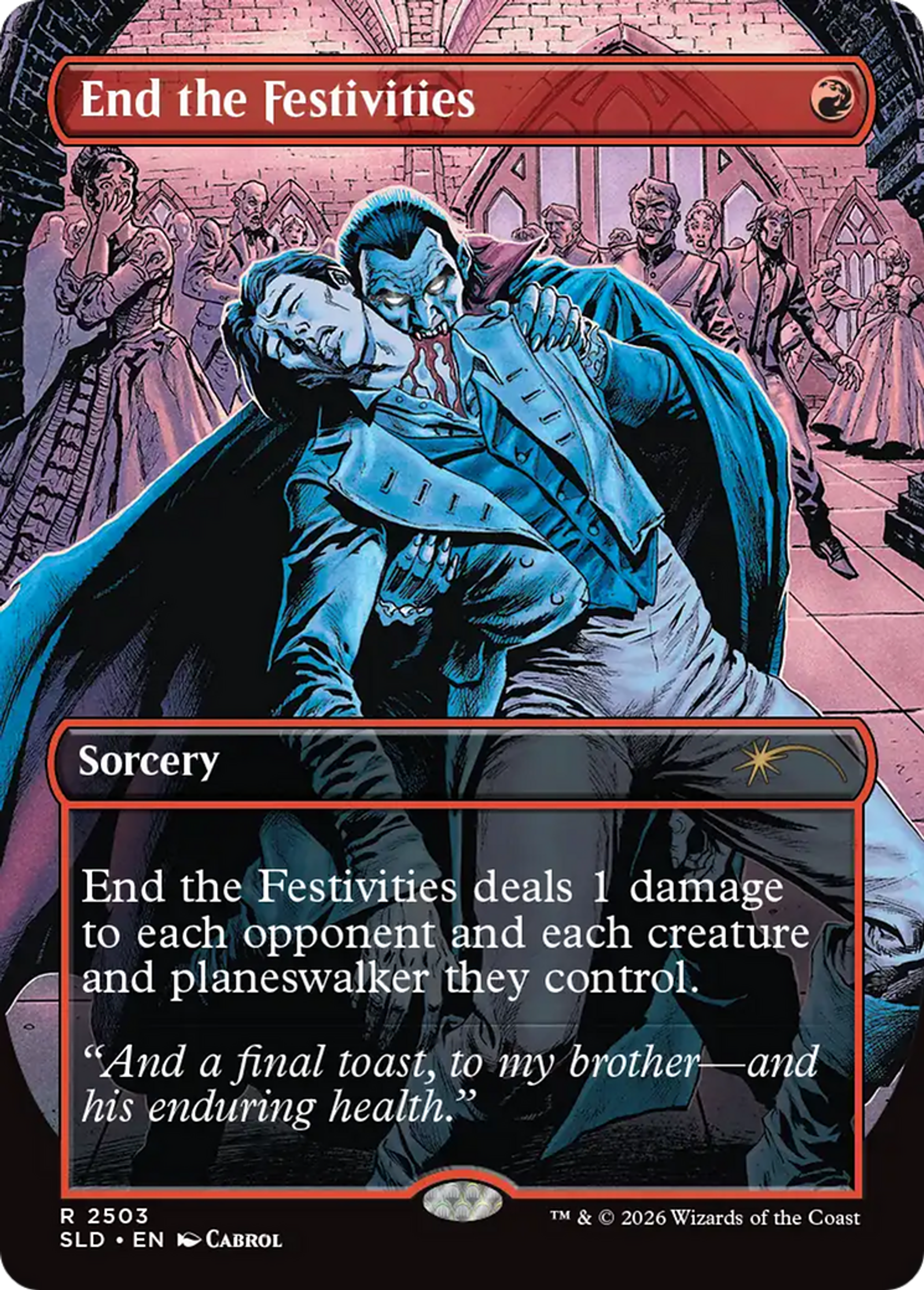 End the Festivities — Secret Lair Drop — Magic: The Gathering