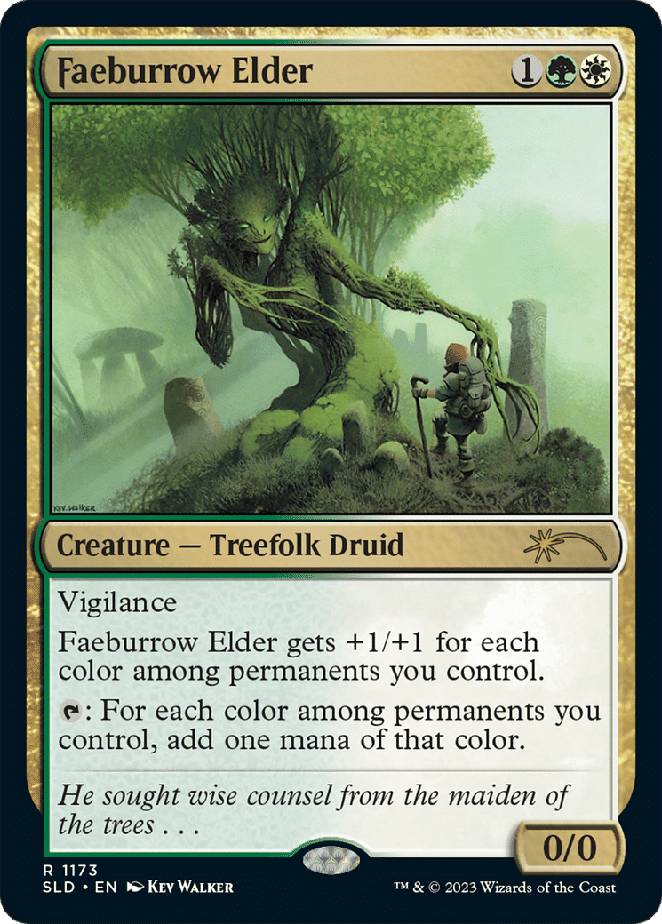 Faeburrow Elder — Secret Lair Drop — Magic: The Gathering