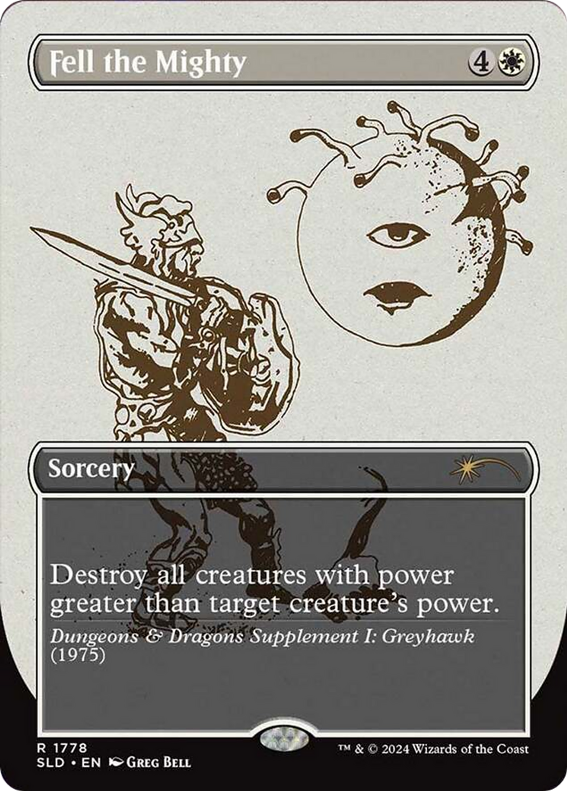 Fell the Mighty — Secret Lair Drop — Magic: The Gathering