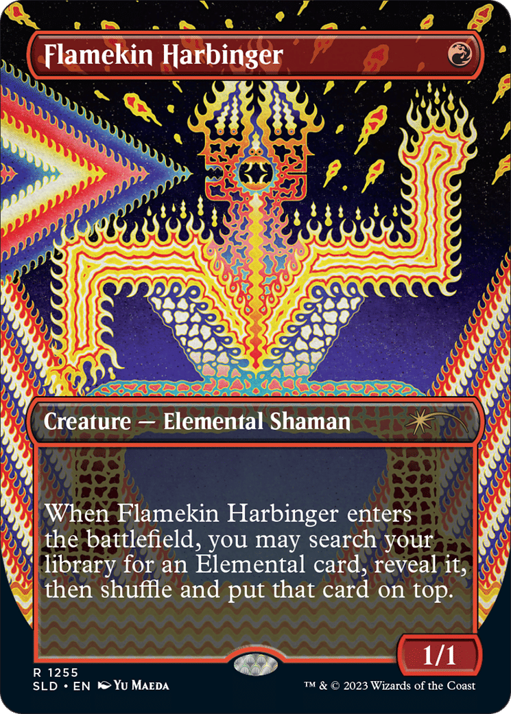 Flamekin Harbinger — Secret Lair Drop — Magic: The Gathering