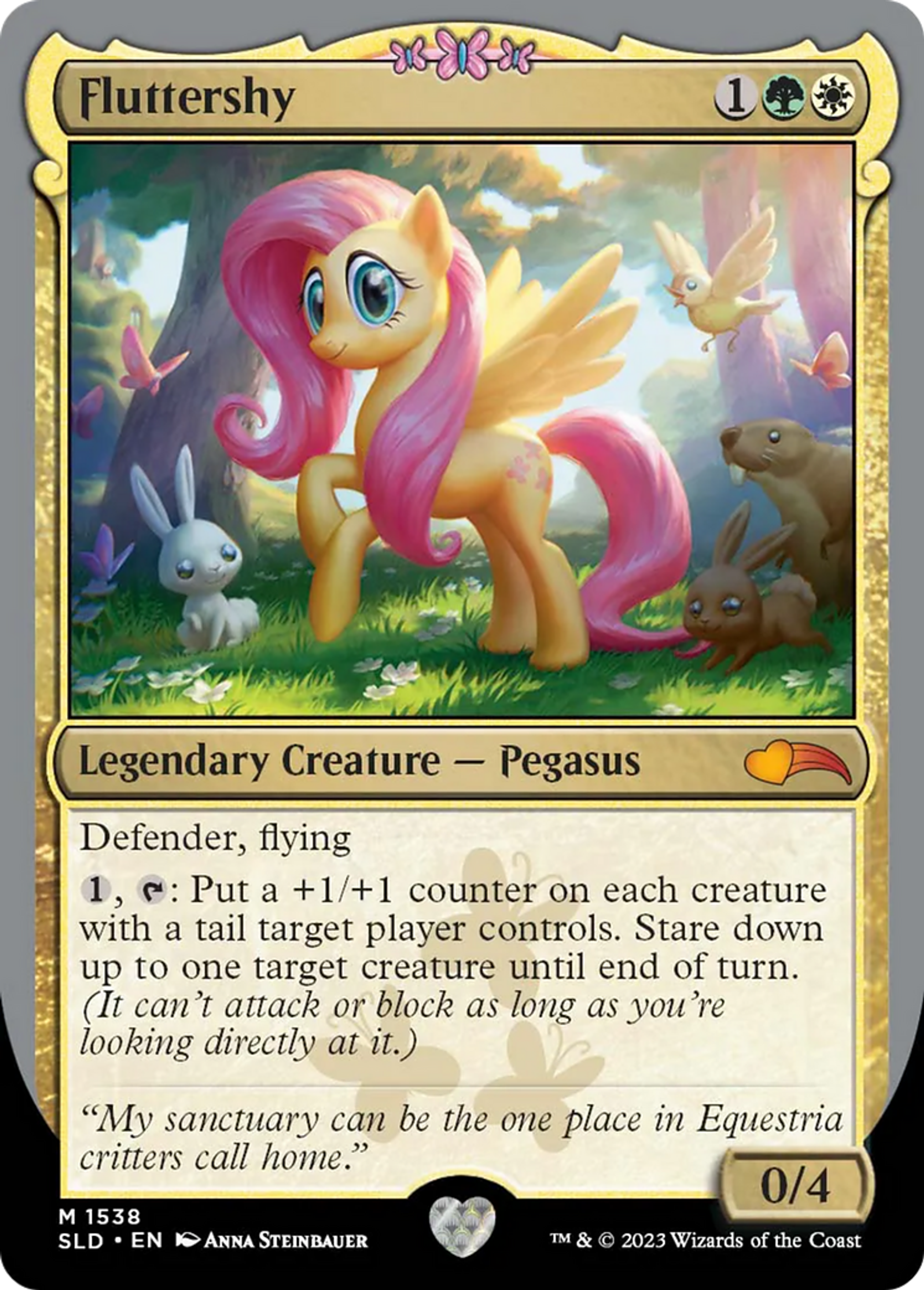 Fluttershy — Secret Lair Drop — Magic: The Gathering