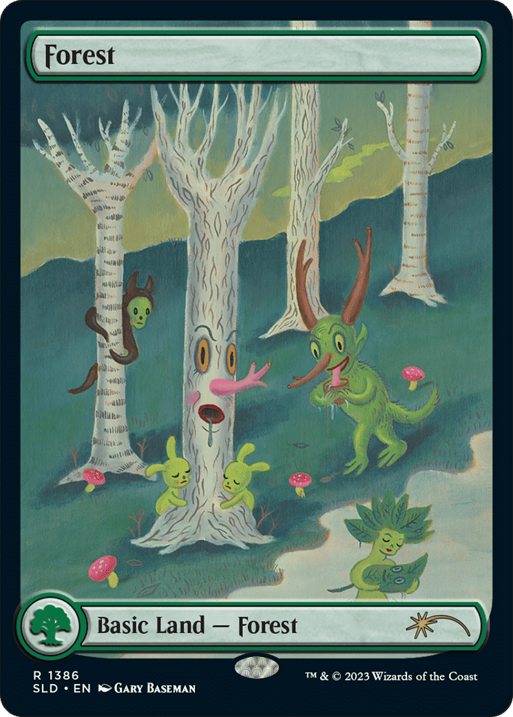 Forest — Secret Lair Drop — Magic: The Gathering