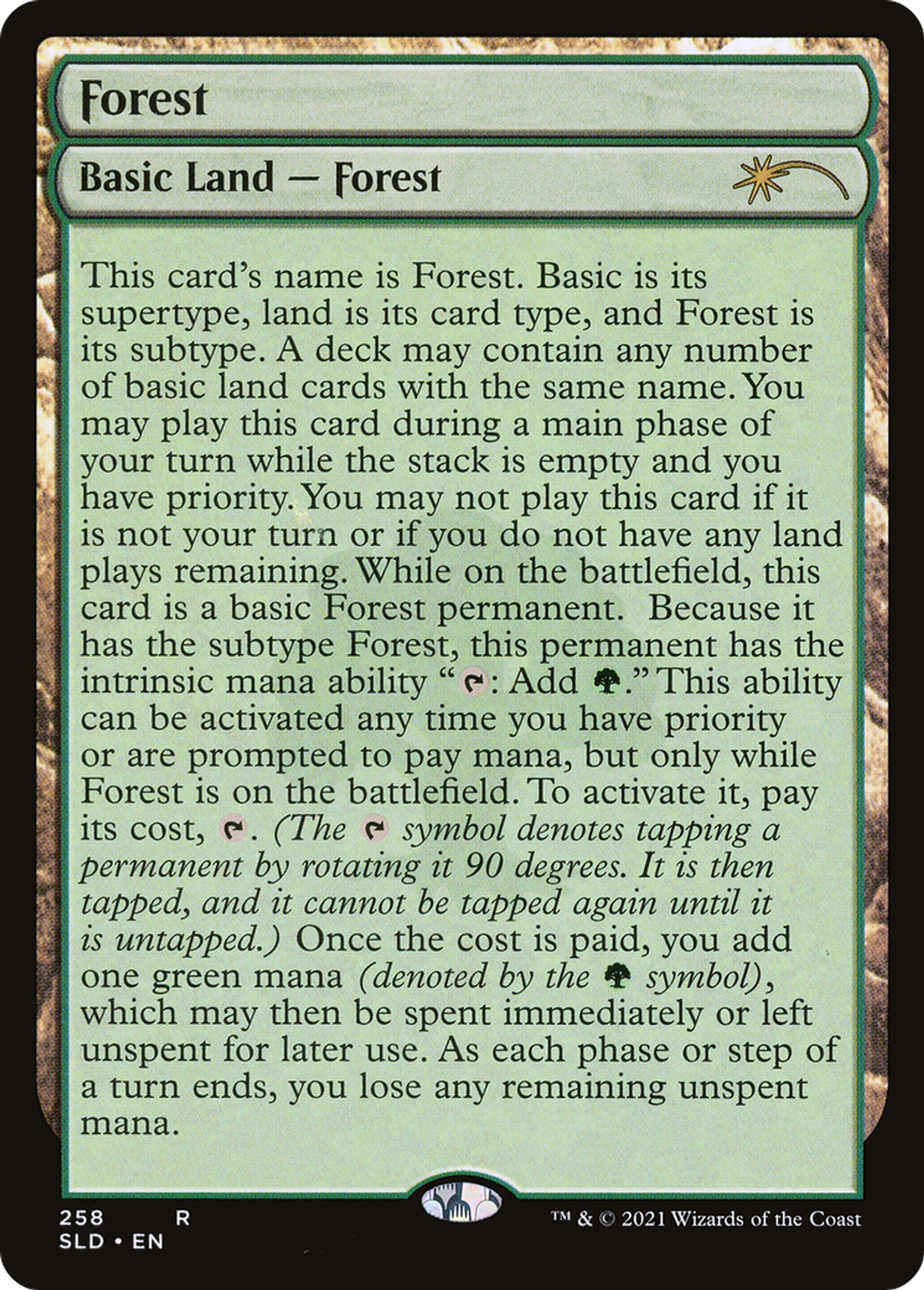 Forêt — Secret Lair Drop — Magic: The Gathering