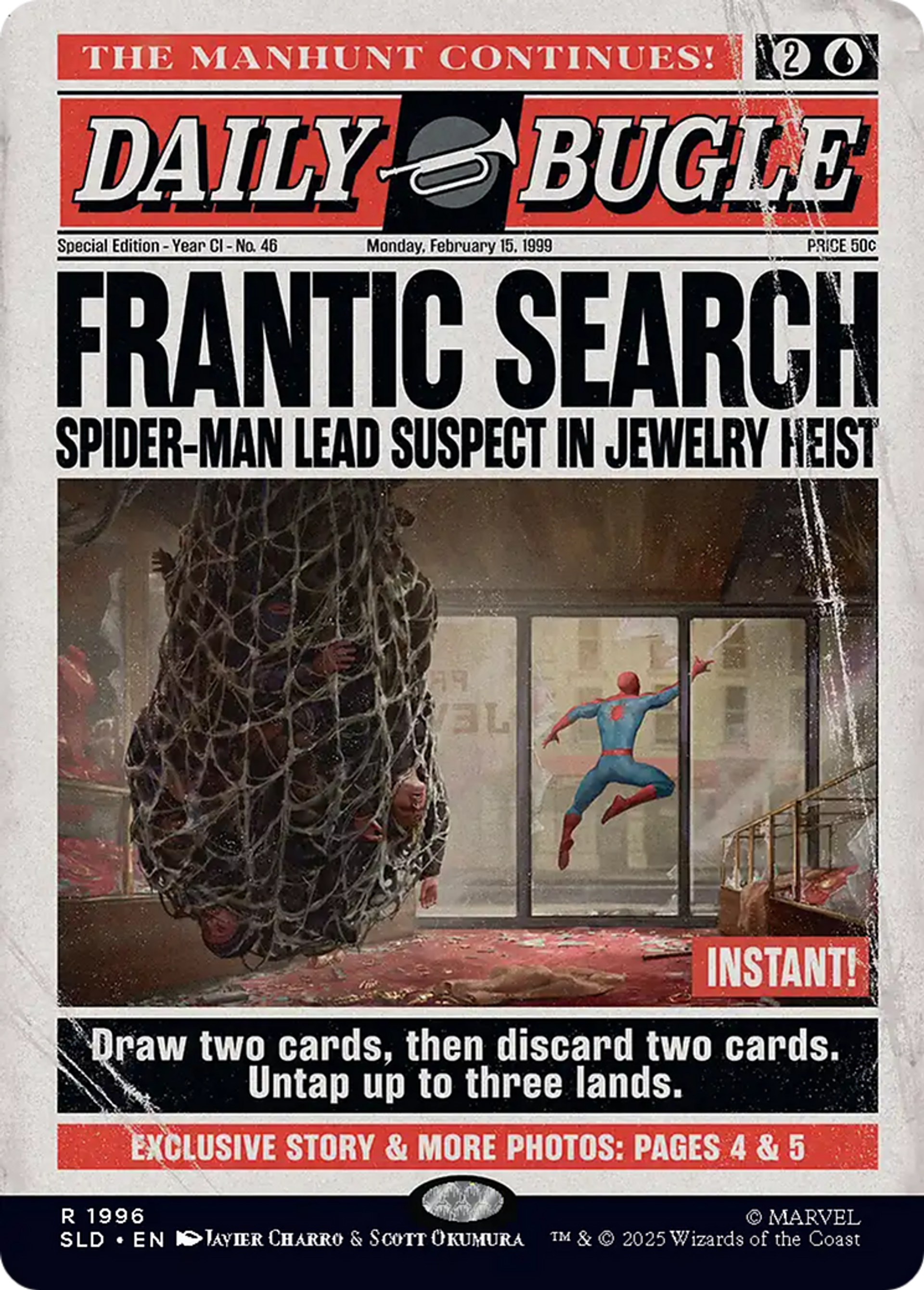 Frantic Search — Secret Lair Drop — Magic: The Gathering