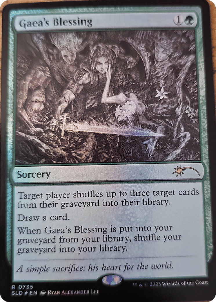 Gaea's Blessing — Secret Lair Drop — Magic: The Gathering