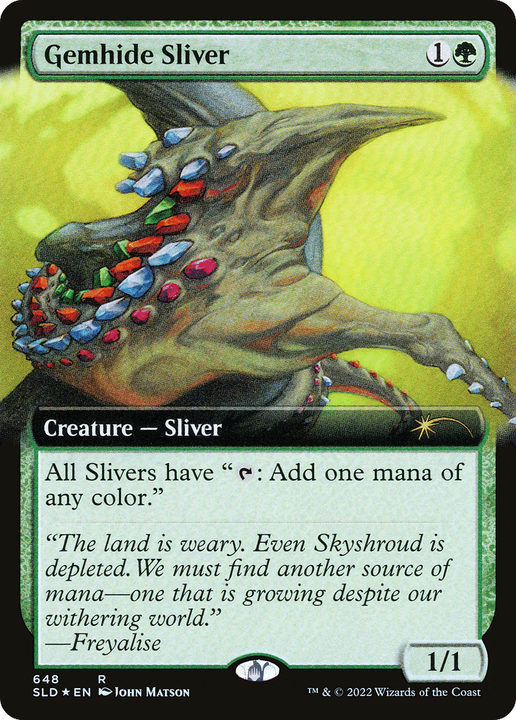 Gemhide Sliver — Secret Lair Drop — Magic: The Gathering