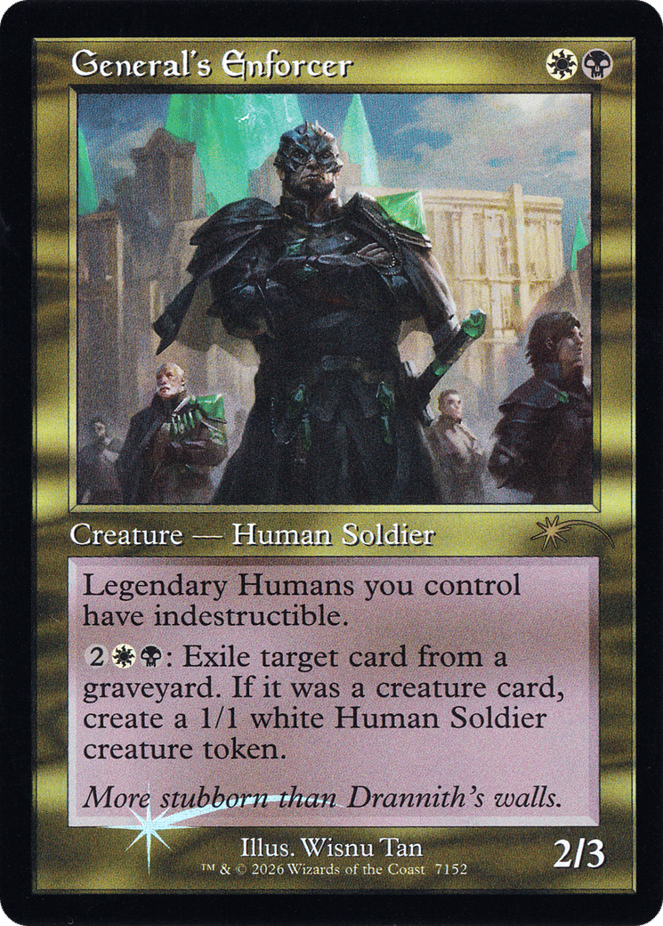 General's Enforcer — Secret Lair Drop — Magic: The Gathering