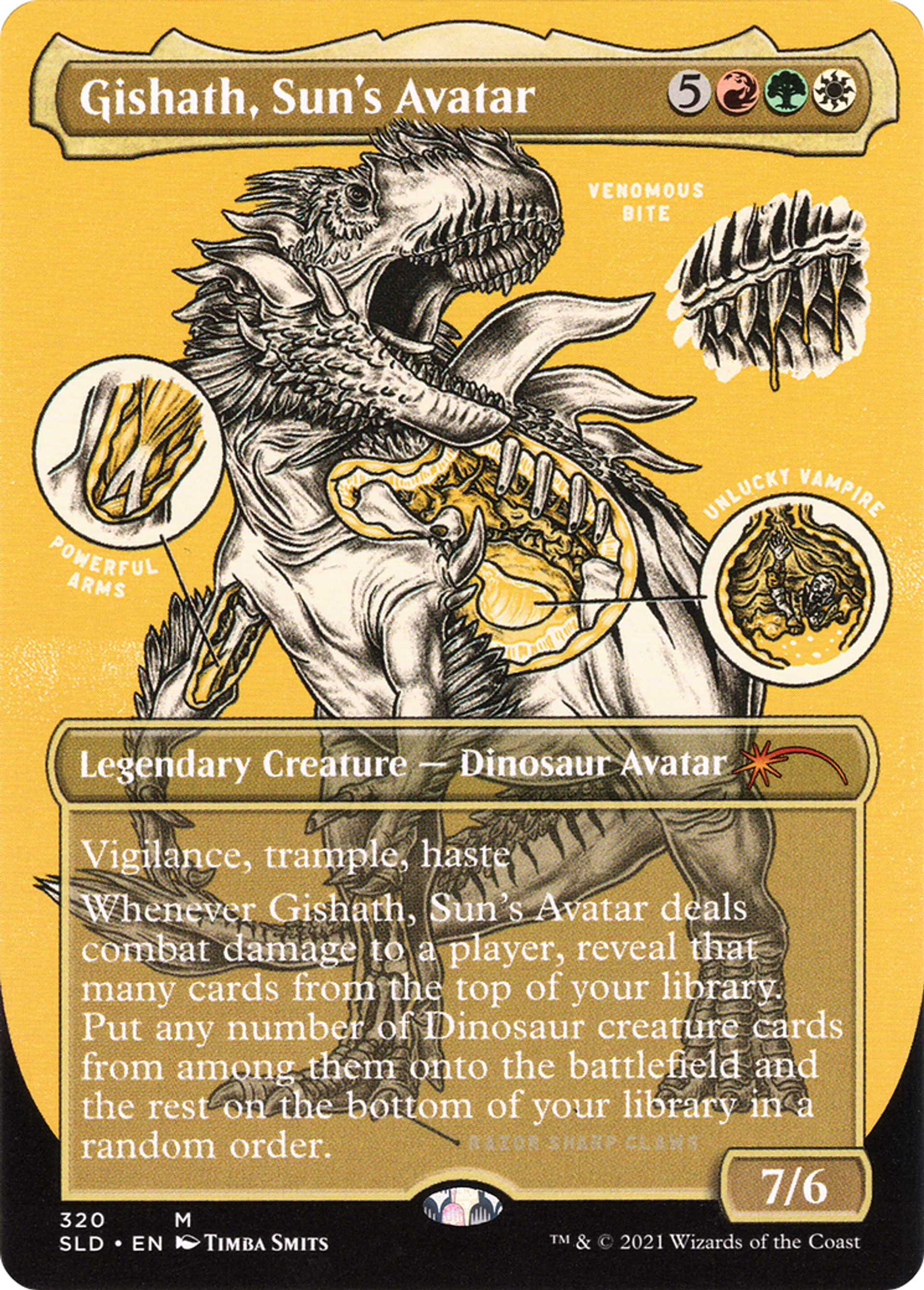 Gishath, avatar du Soleil — Secret Lair Drop — Magic: The Gathering