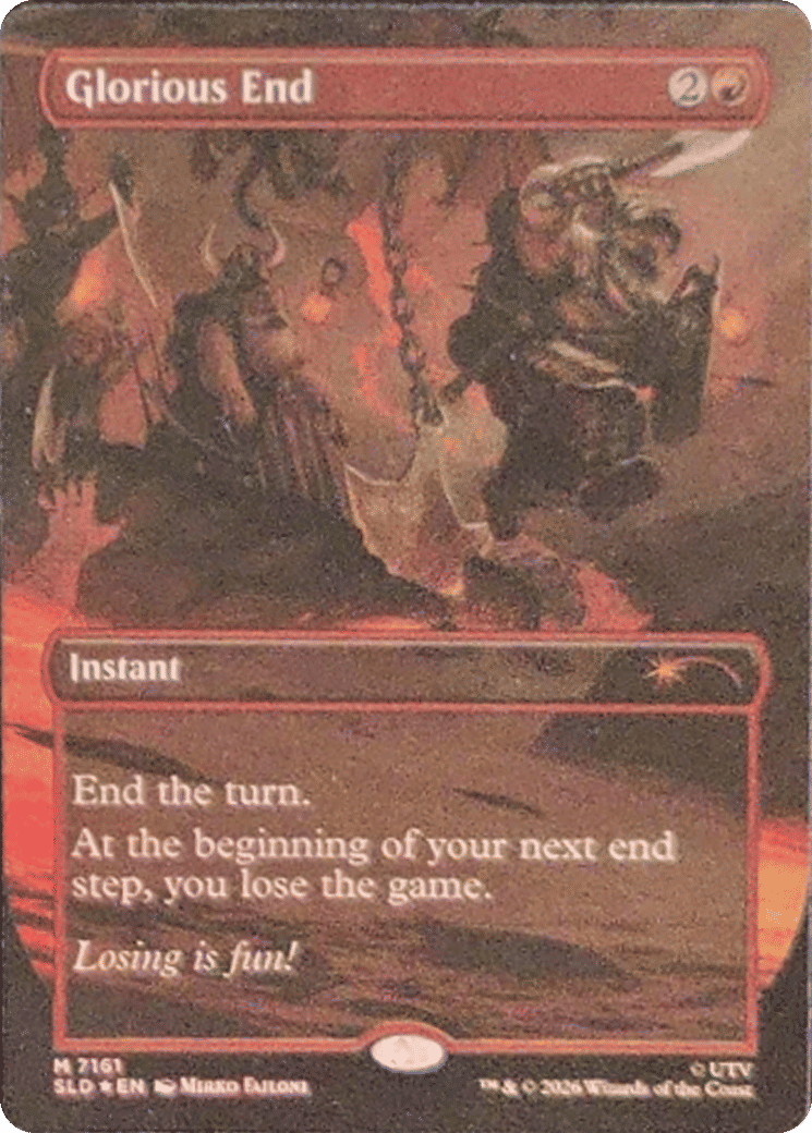 Glorious End — Secret Lair Drop — Magic: The Gathering