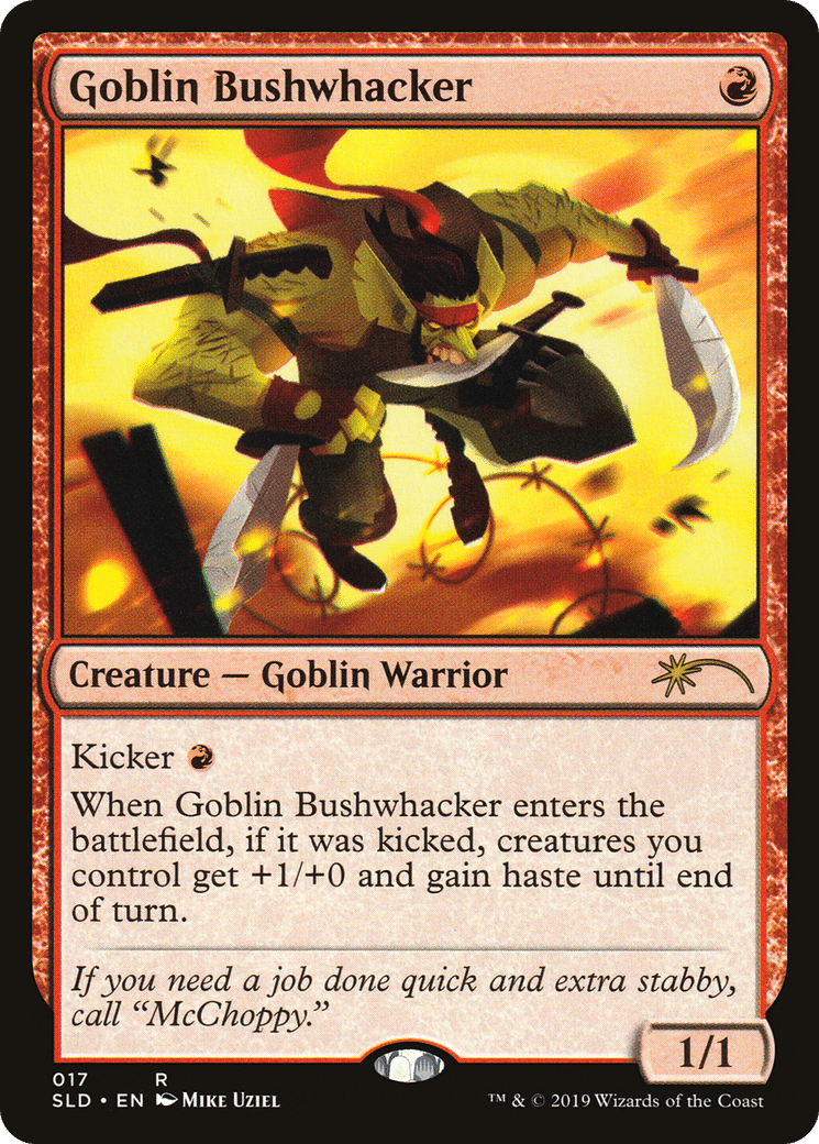 Goblin Bushwhacker — Secret Lair Drop — Magic: The Gathering