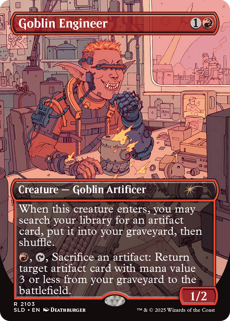 Goblin Engineer — Secret Lair Drop — Magic: The Gathering