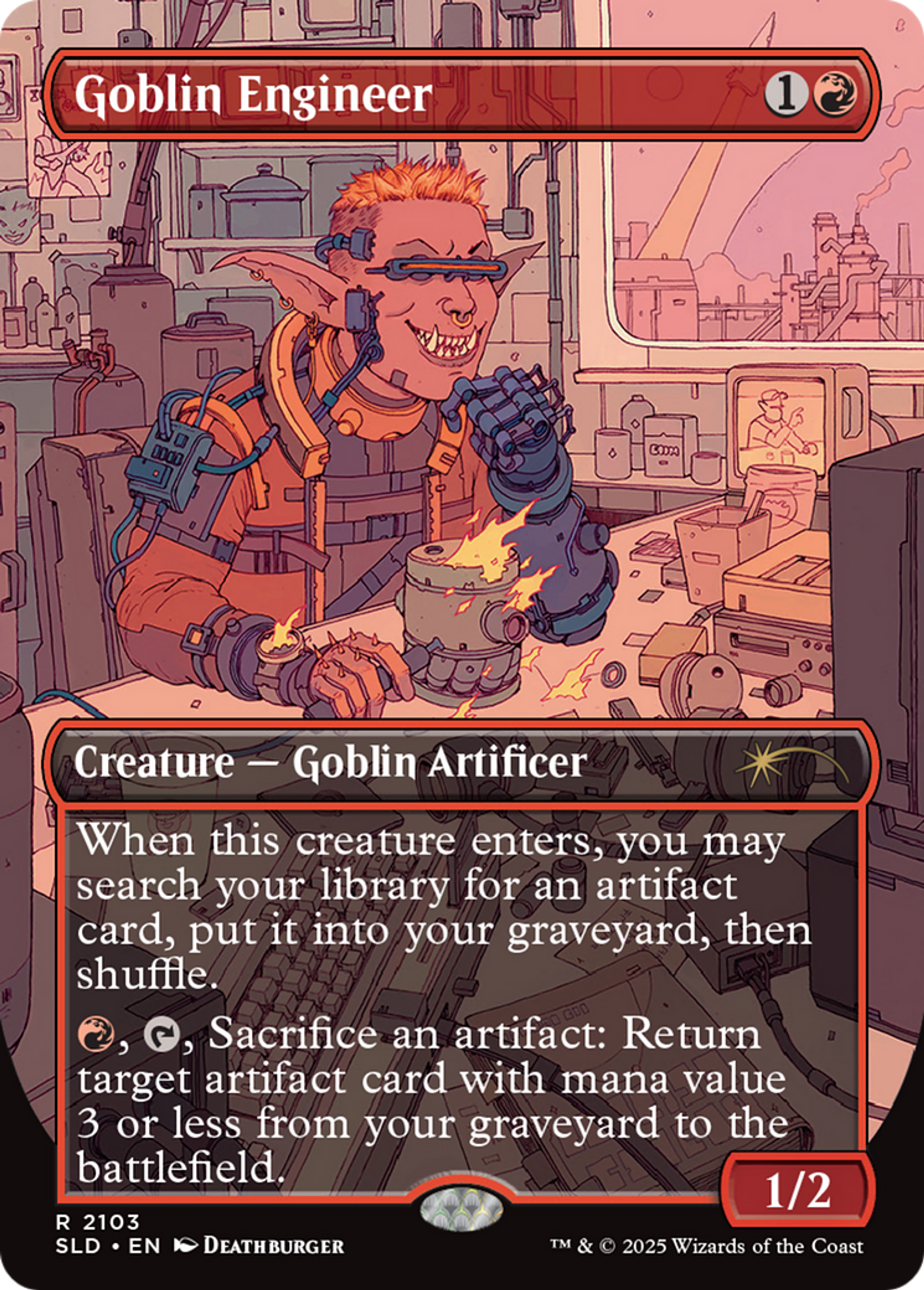 Goblin Engineer — Secret Lair Drop — Magic: The Gathering