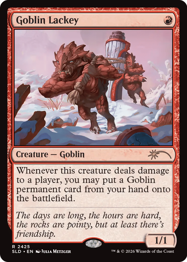 Larbin gobelin — Secret Lair Drop — Magic: The Gathering