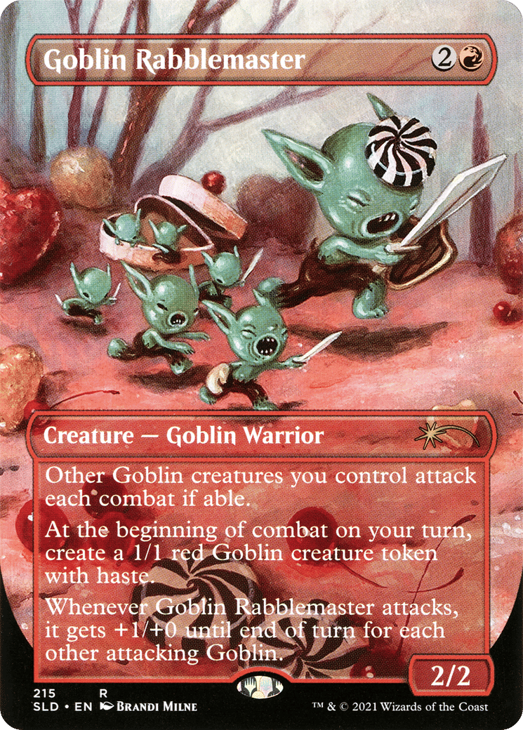 Goblin Rabblemaster — Secret Lair Drop — Magic: The Gathering