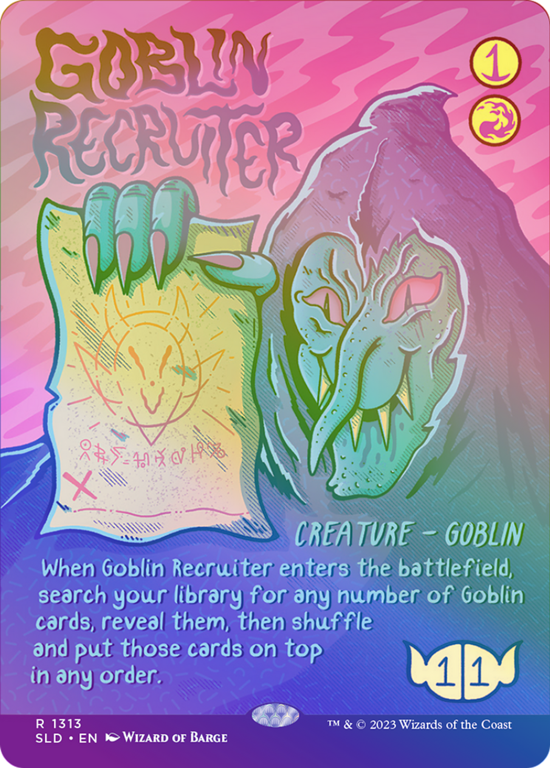 Recruteur gobelin — Secret Lair Drop — Magic: The Gathering