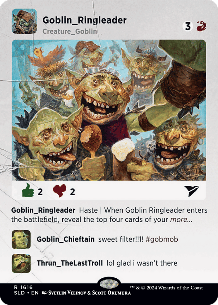 Goblin Ringleader — Secret Lair Drop — Magic: The Gathering