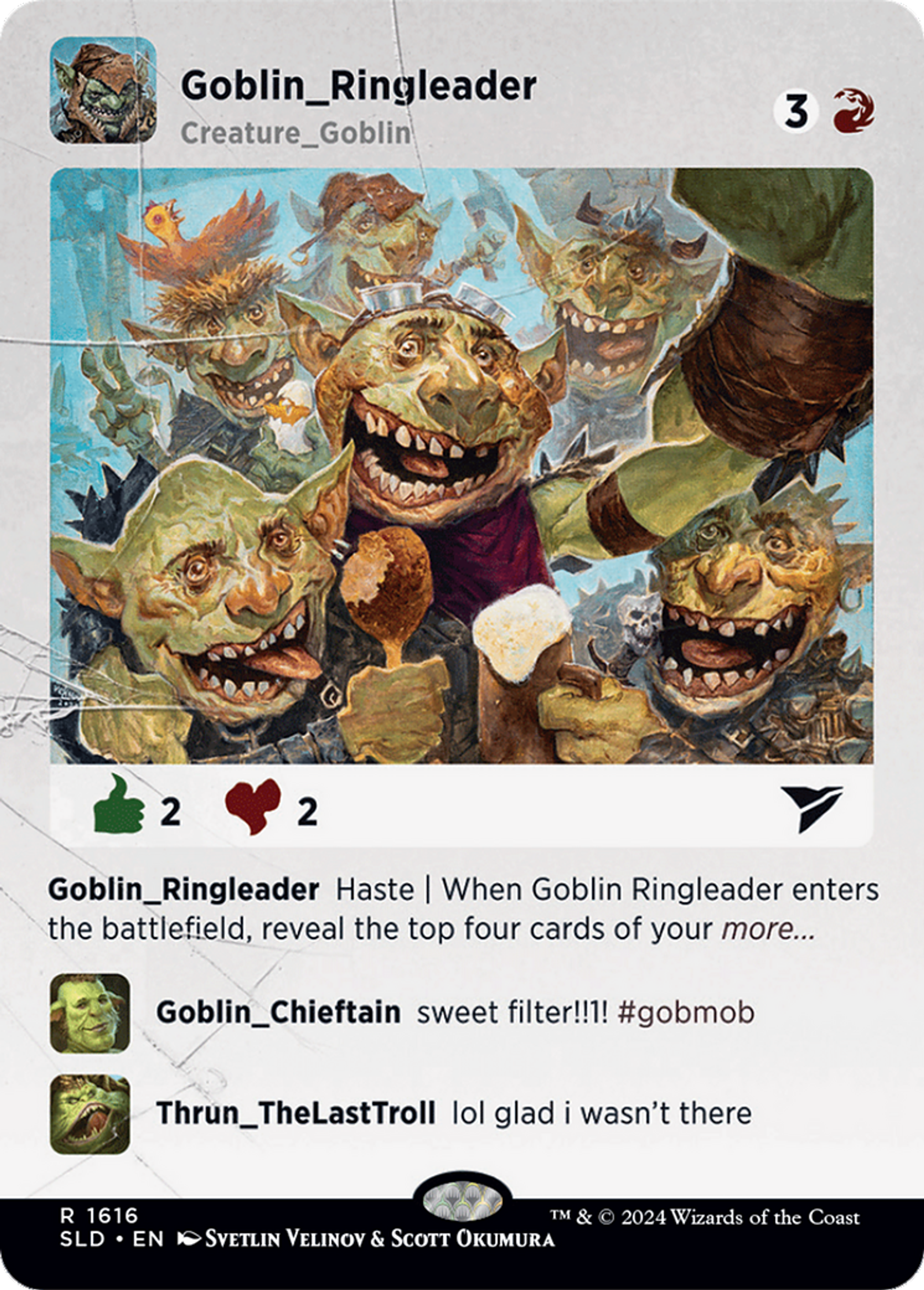 Goblin Ringleader — Secret Lair Drop — Magic: The Gathering