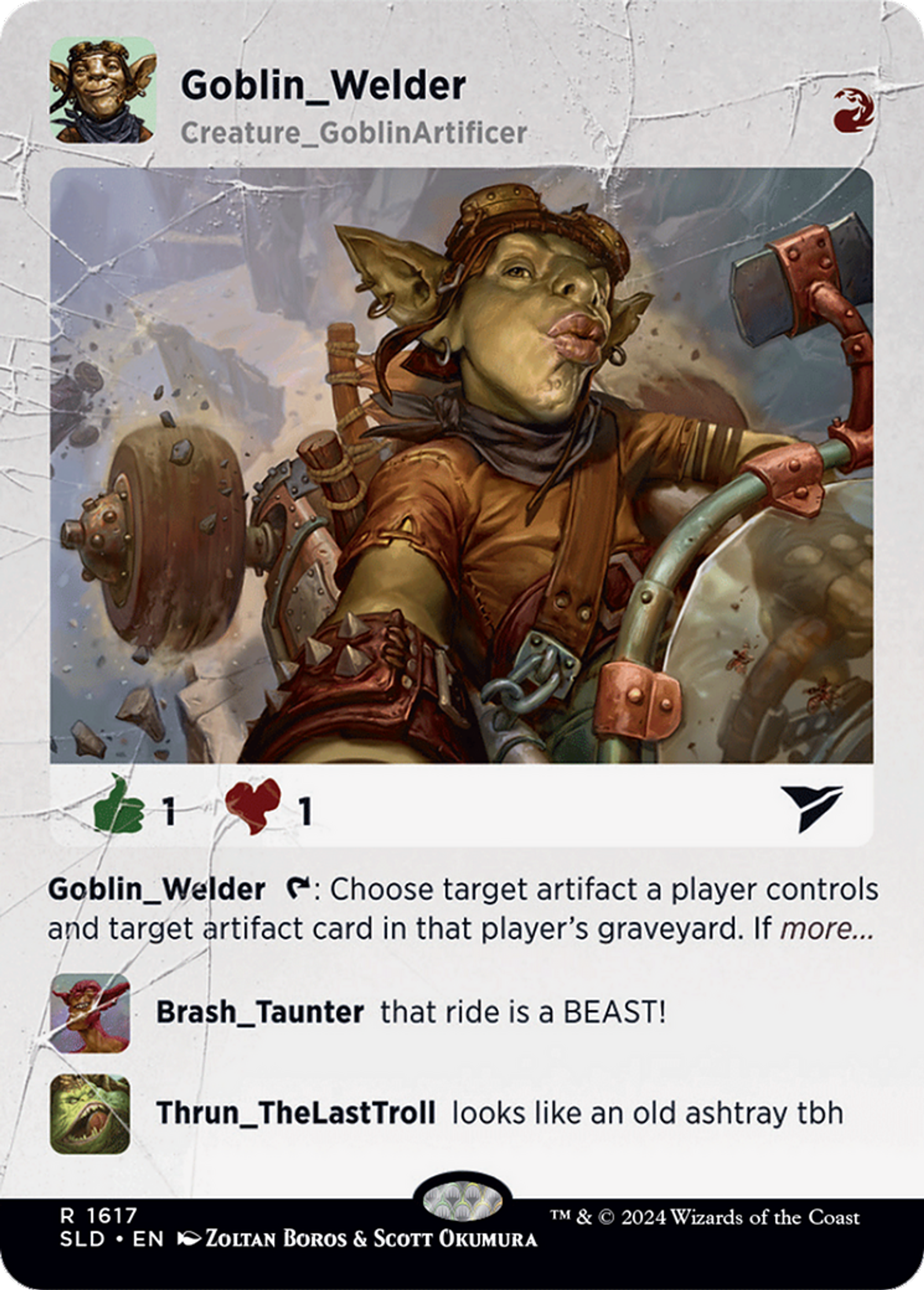 Goblin Welder — Secret Lair Drop — Magic: The Gathering