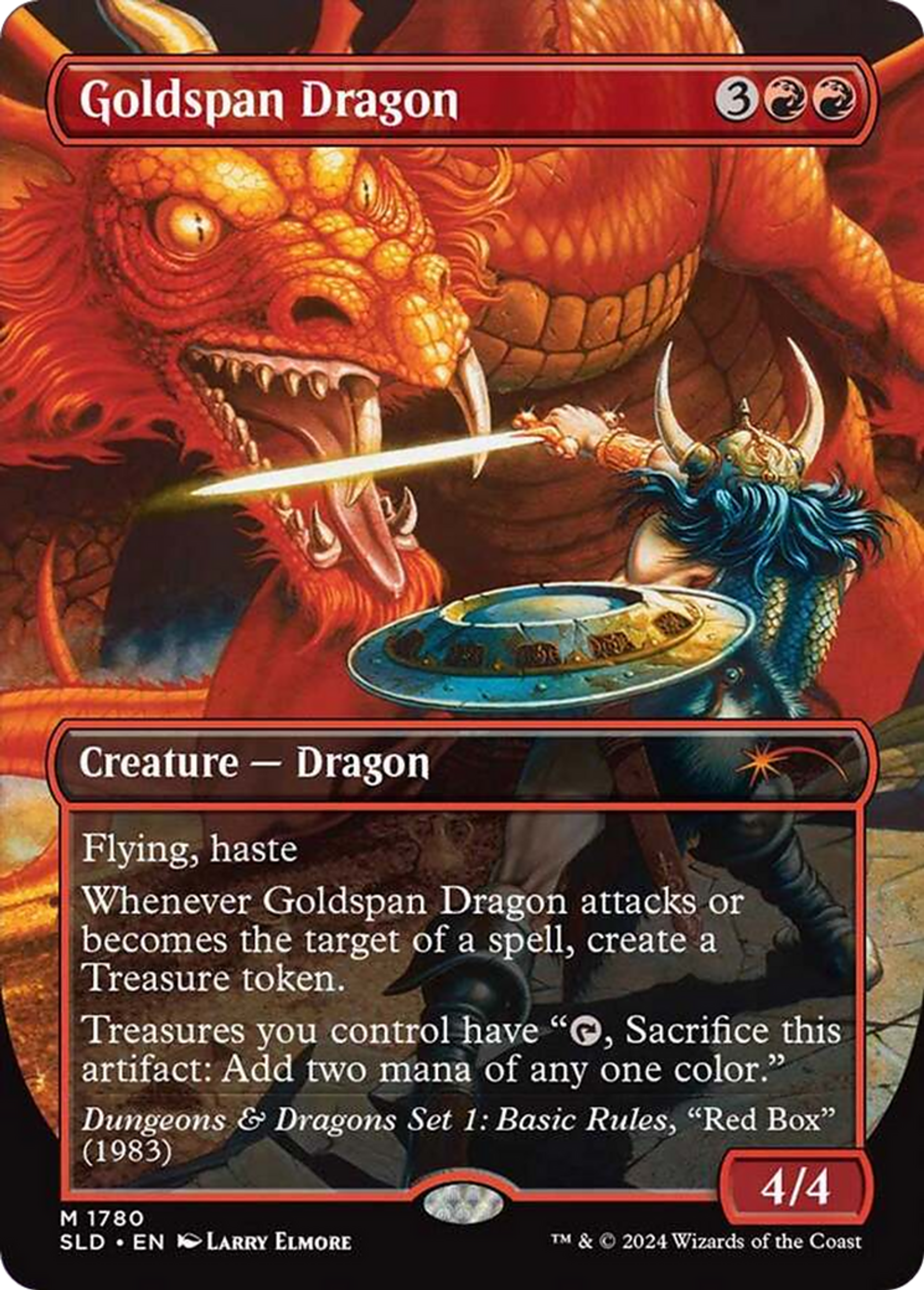 Goldspan Dragon — Secret Lair Drop — Magic: The Gathering