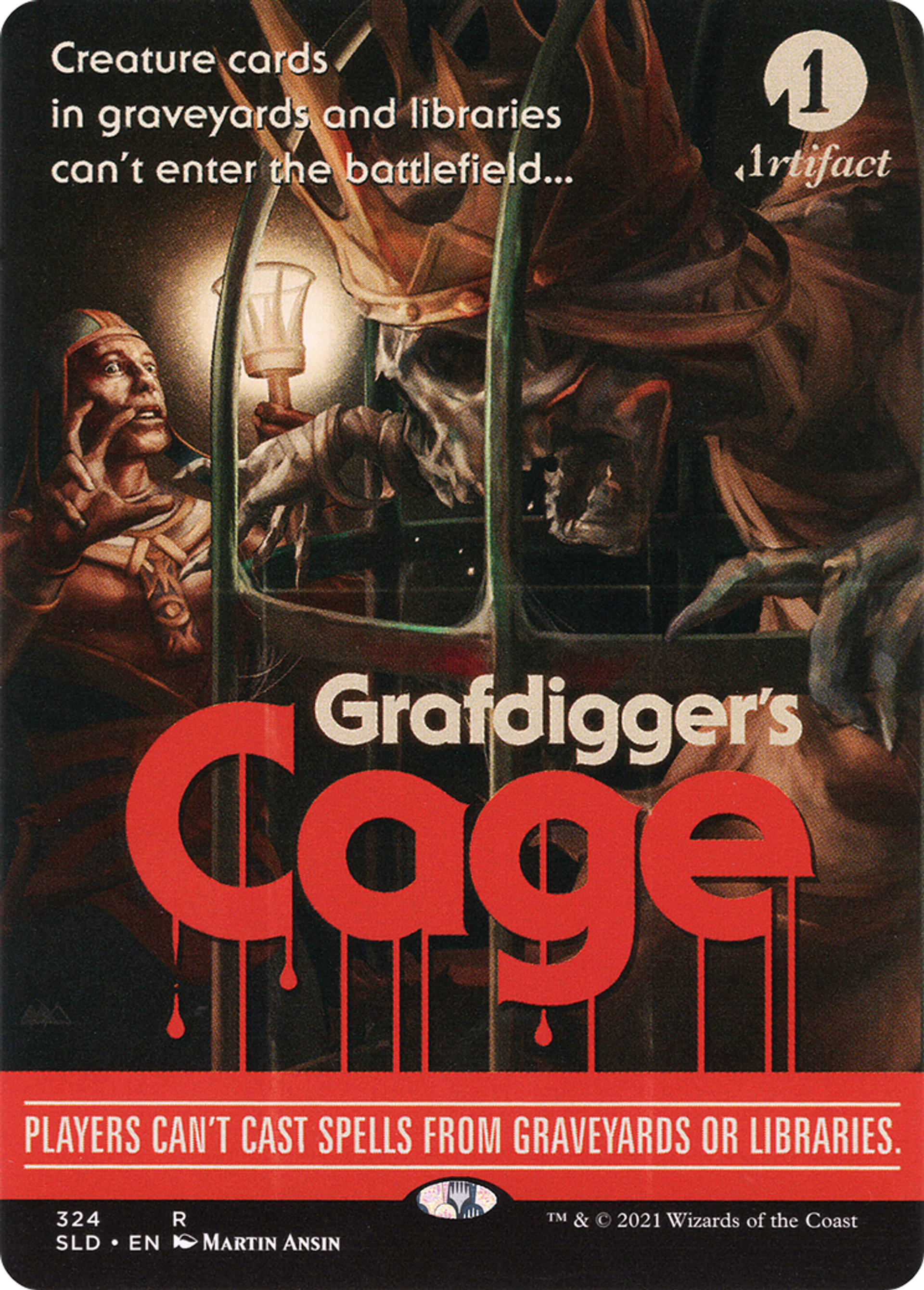 Cage du fossoyeur de graf — Secret Lair Drop — Magic: The Gathering