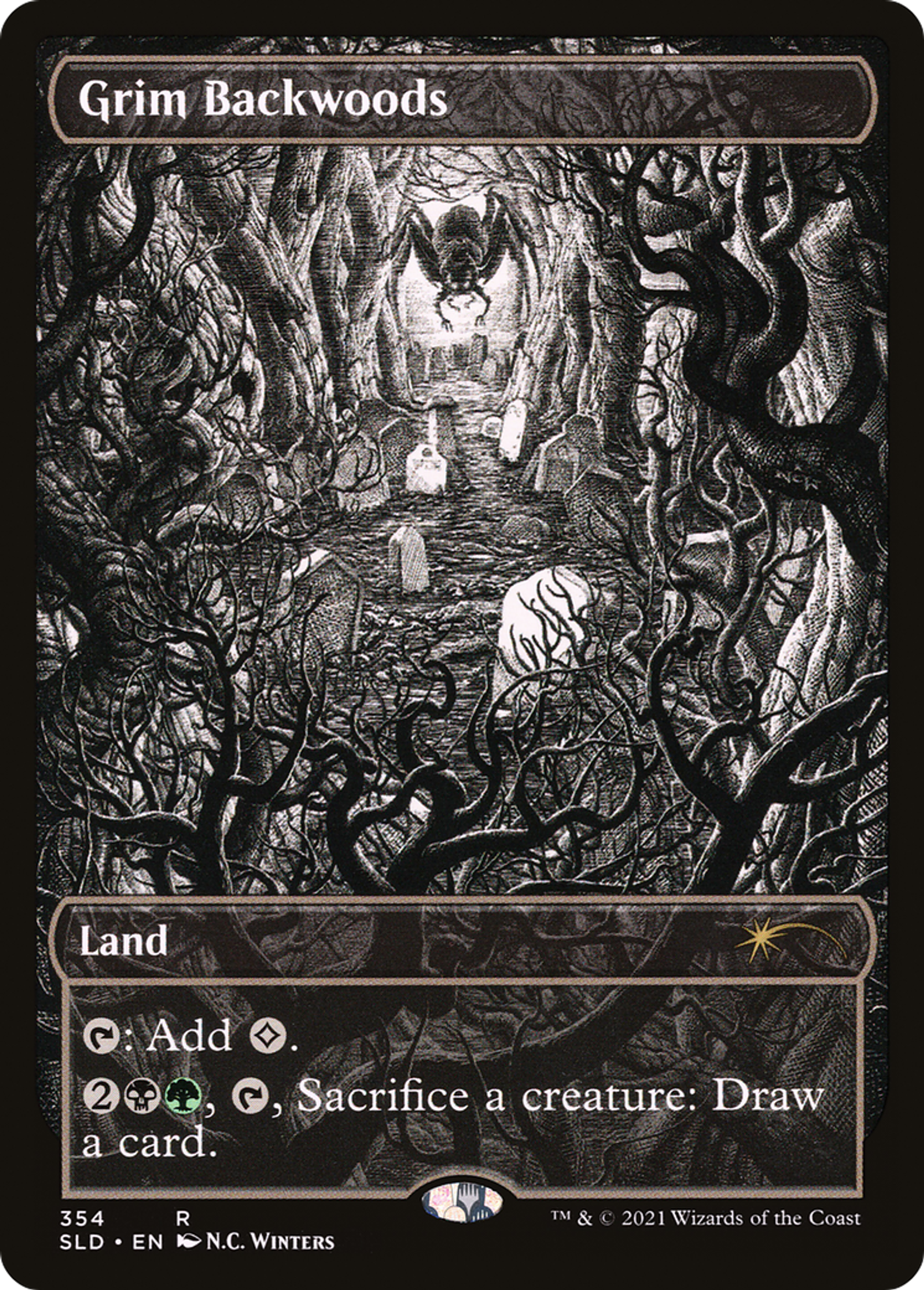 Sinistre forêt sauvage — Secret Lair Drop — Magic: The Gathering