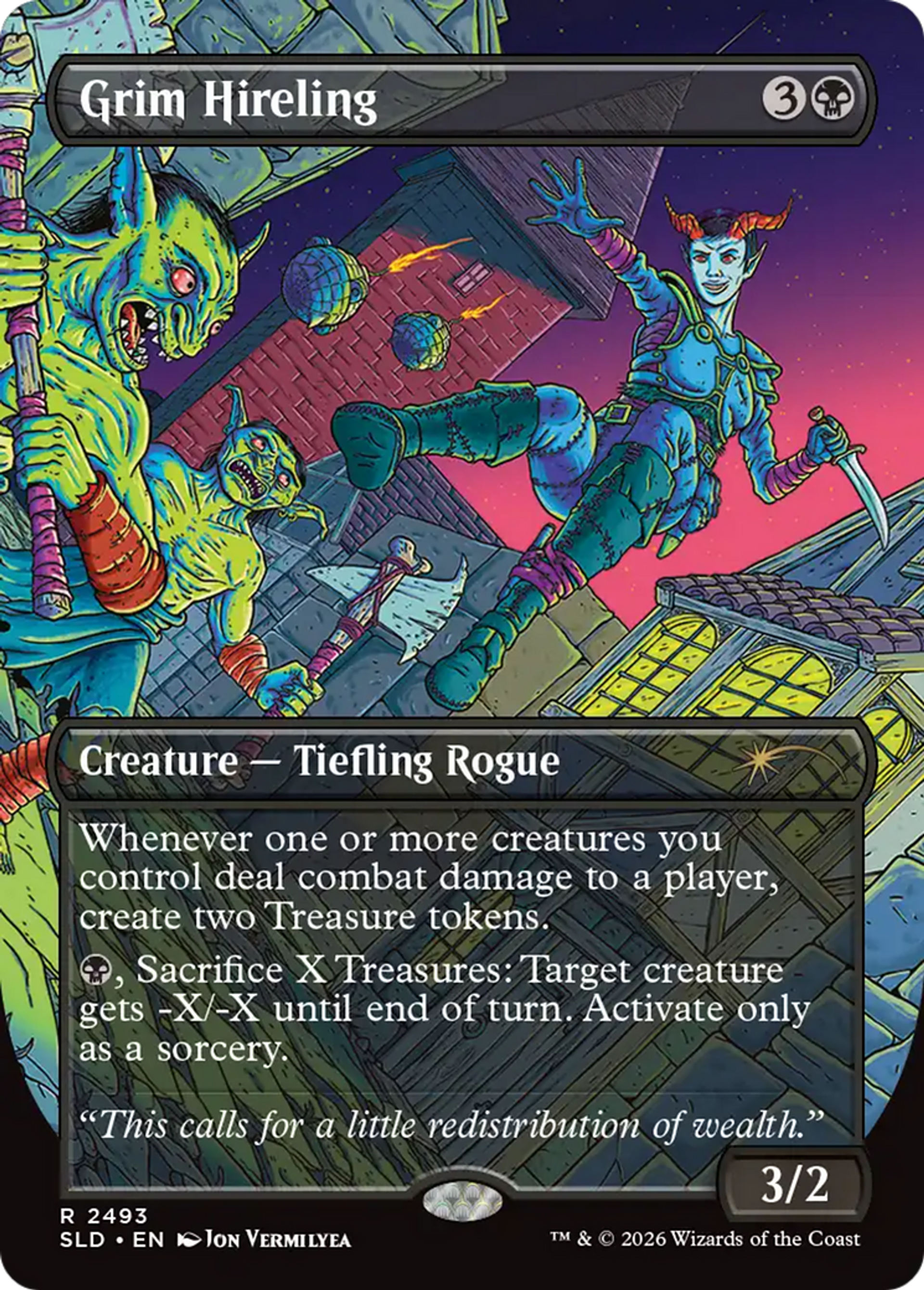 Grim Hireling — Secret Lair Drop — Magic: The Gathering