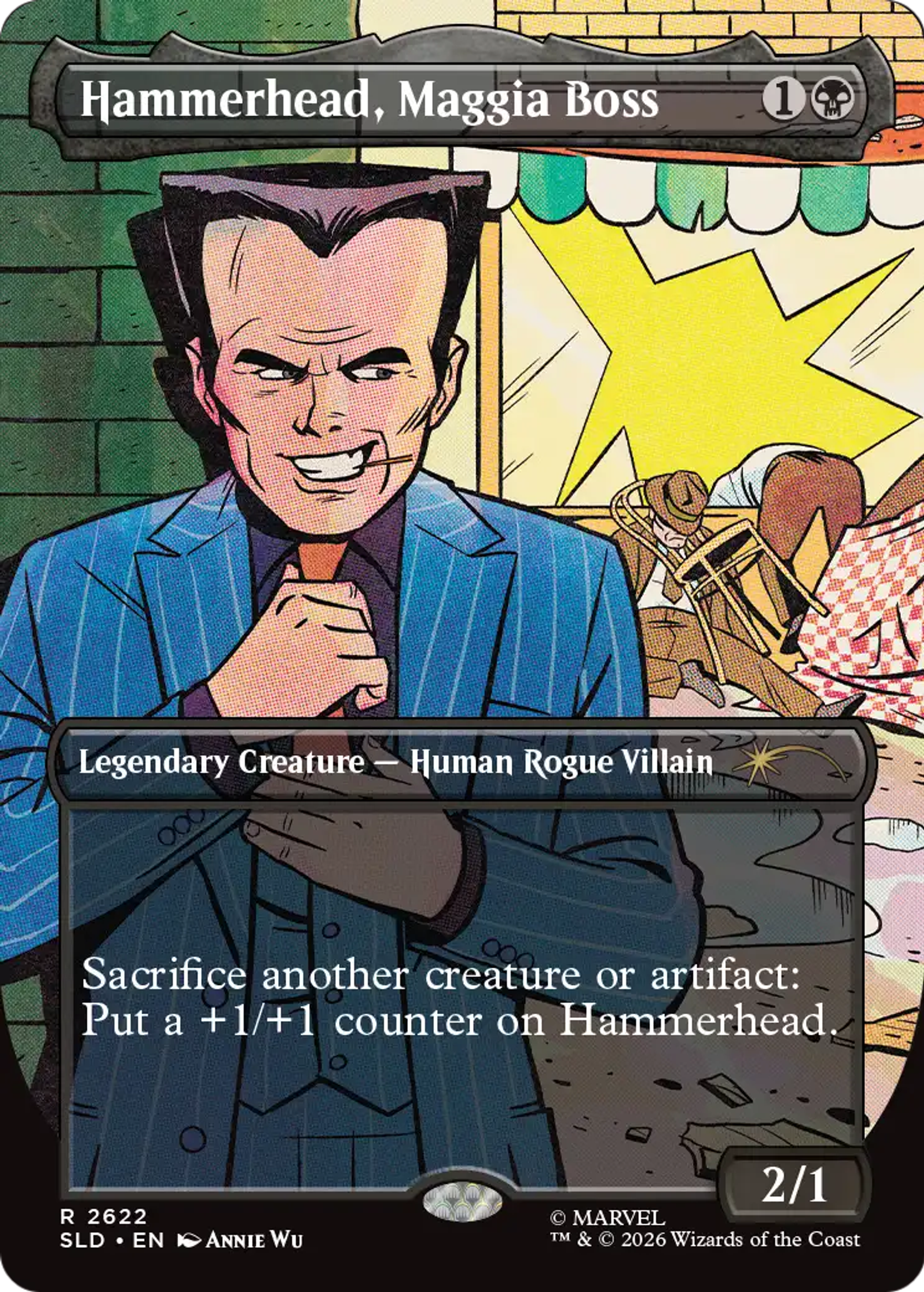 Hammerhead, Maggia Boss — Secret Lair Drop — Magic: The Gathering
