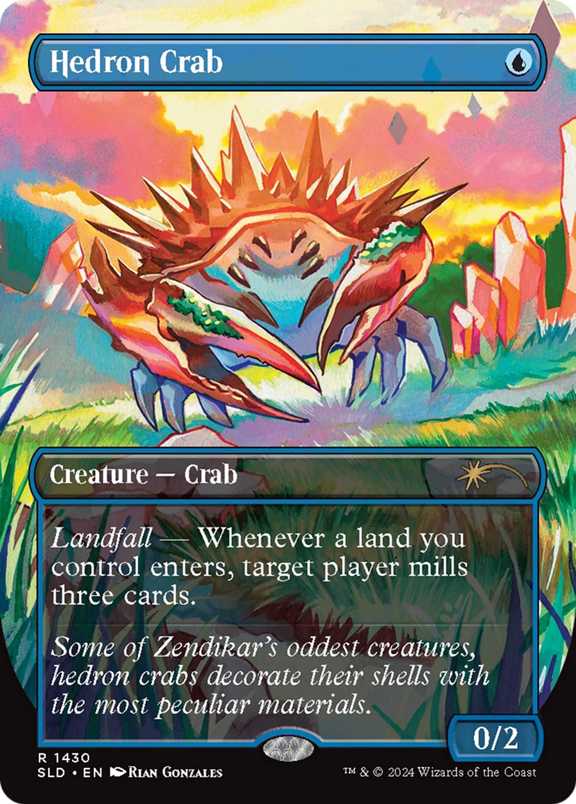 Hedron Crab — Secret Lair Drop — Magic: The Gathering