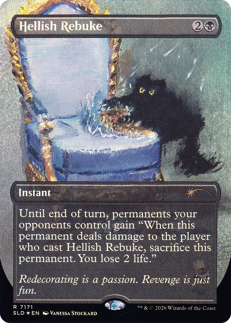 Hellish Rebuke — Secret Lair Drop — Magic: The Gathering