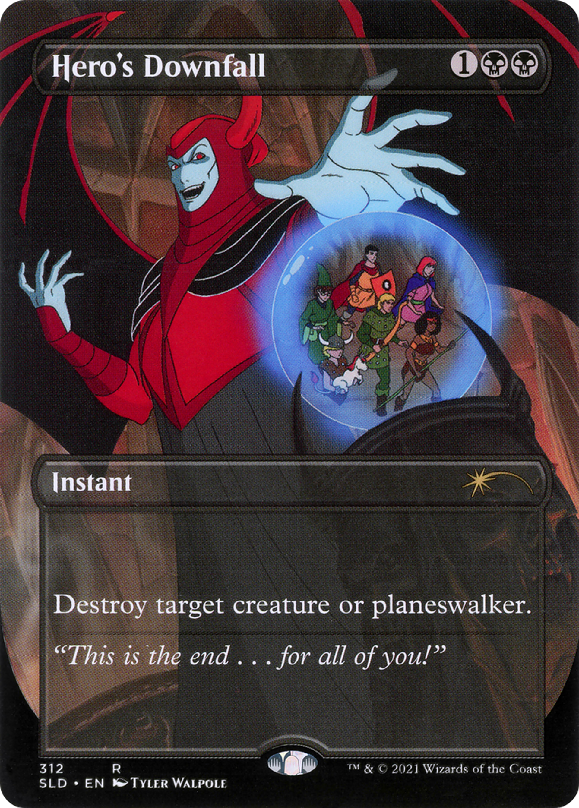 Chute du héros — Secret Lair Drop — Magic: The Gathering