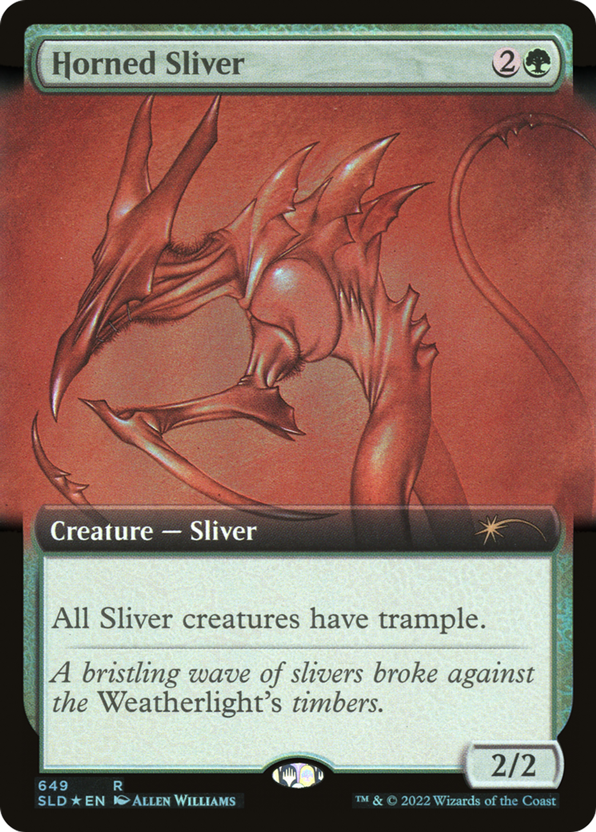 Slivoïde cornu — Secret Lair Drop — Magic: The Gathering