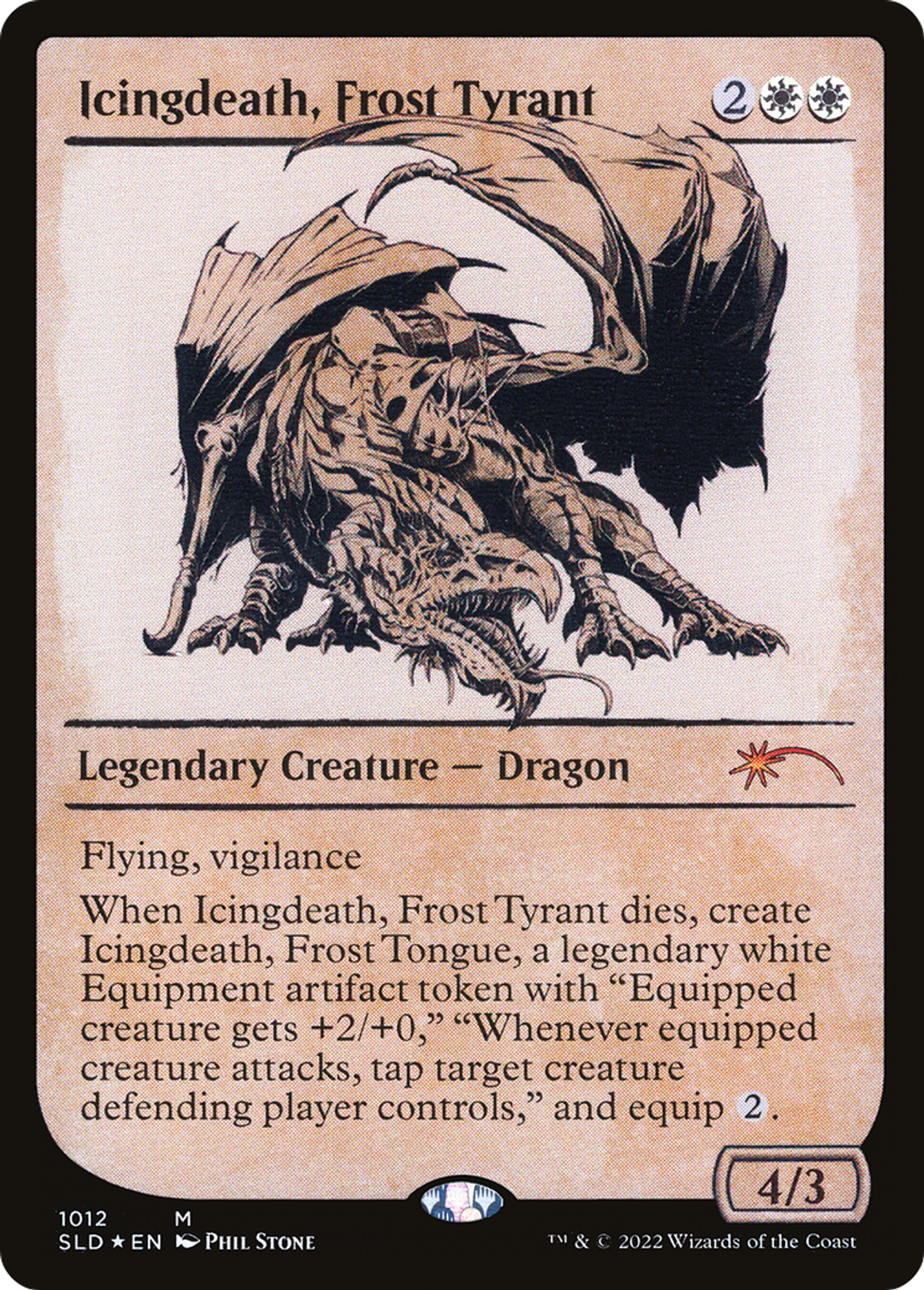 Glacemort, tyran des glaces — Secret Lair Drop — Magic: The Gathering