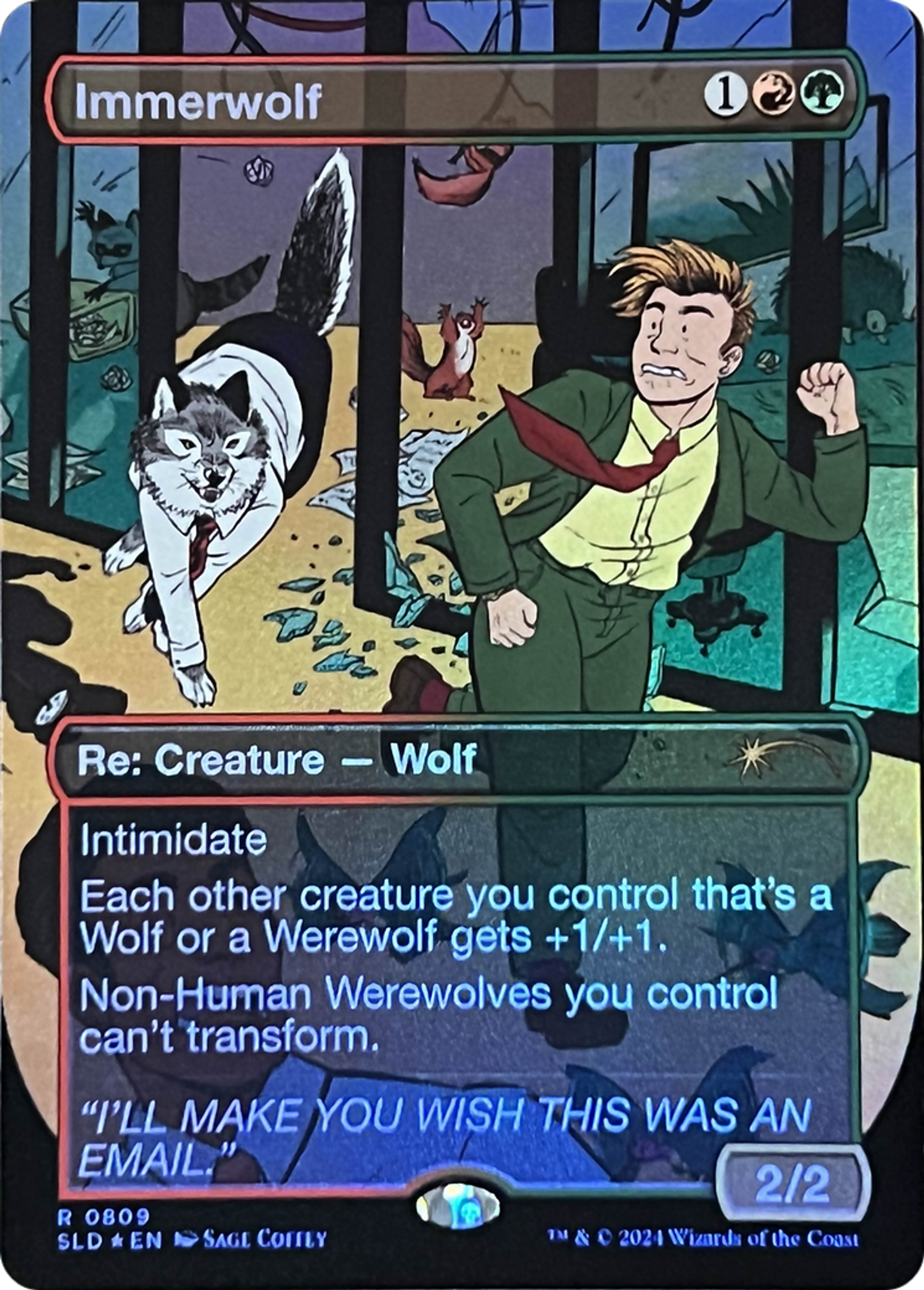 Immerloup — Secret Lair Drop — Magic: The Gathering