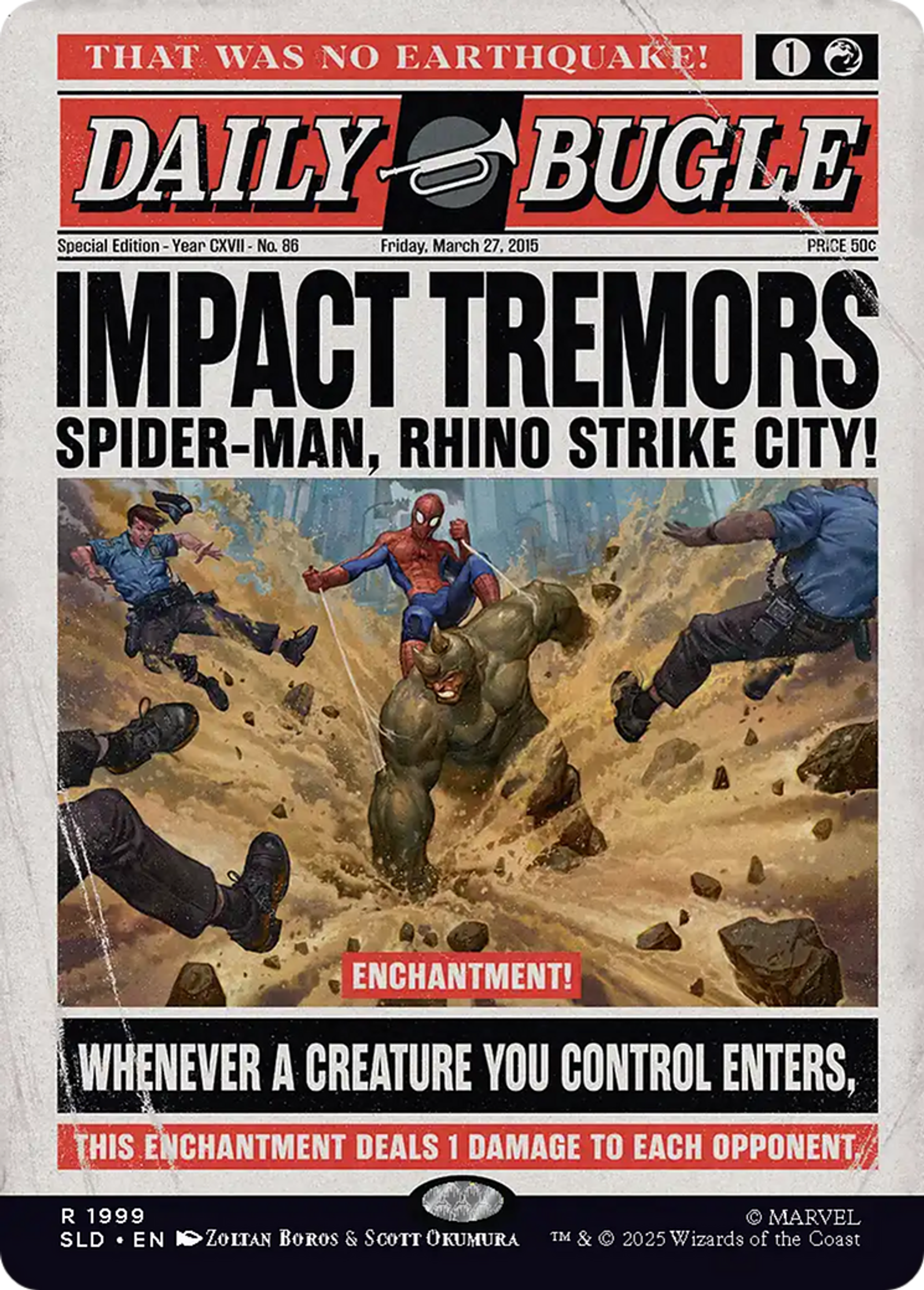 Impact Tremors — Secret Lair Drop — Magic: The Gathering