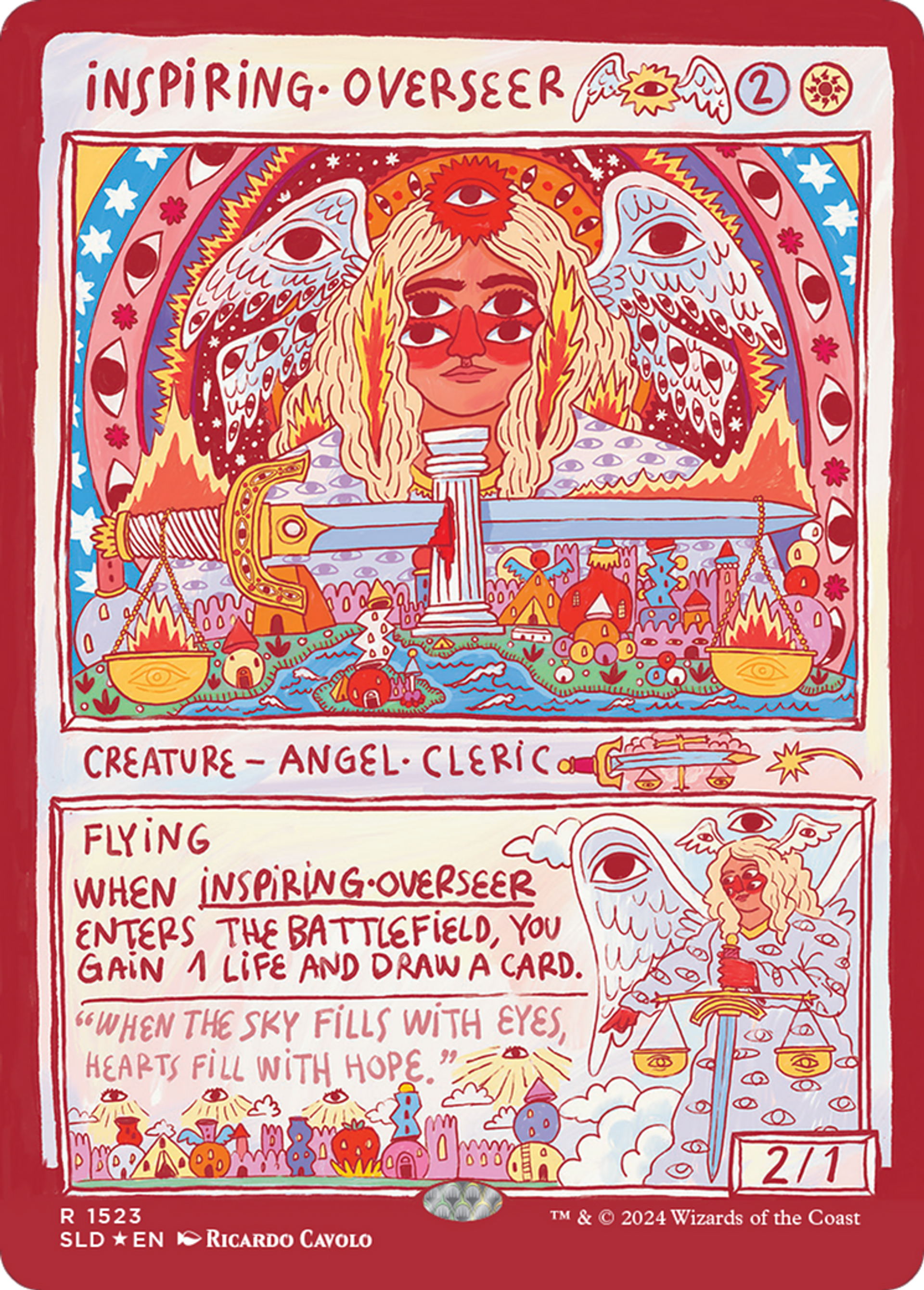 Inspiring Overseer — Secret Lair Drop — Magic: The Gathering