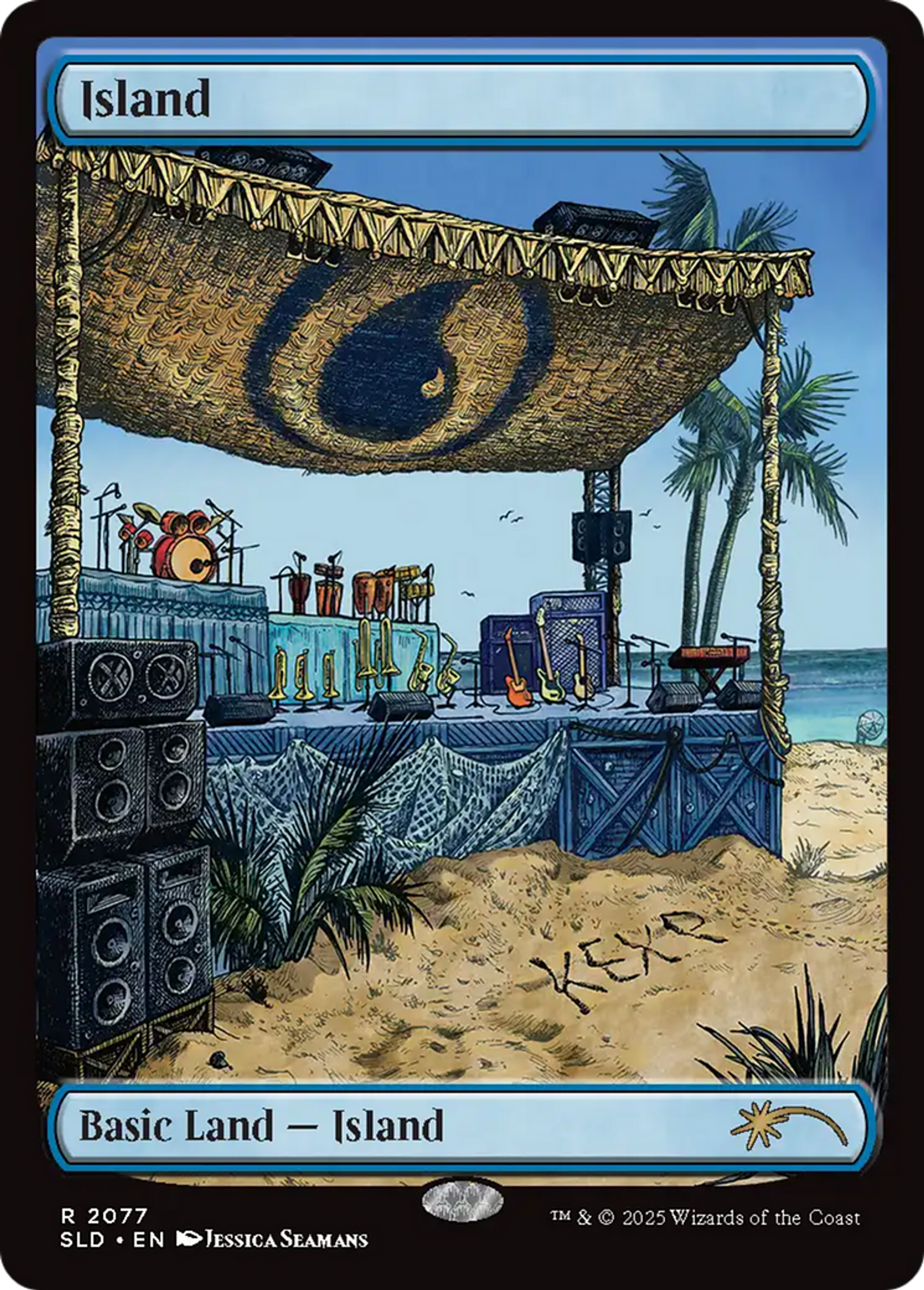 Island — Secret Lair Drop — Magic: The Gathering