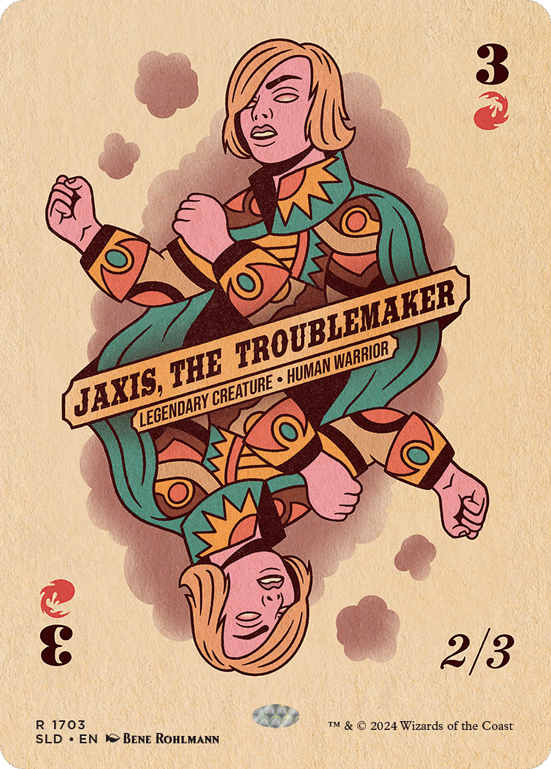 Jaxis, the Troublemaker — Secret Lair Drop — Magic: The Gathering
