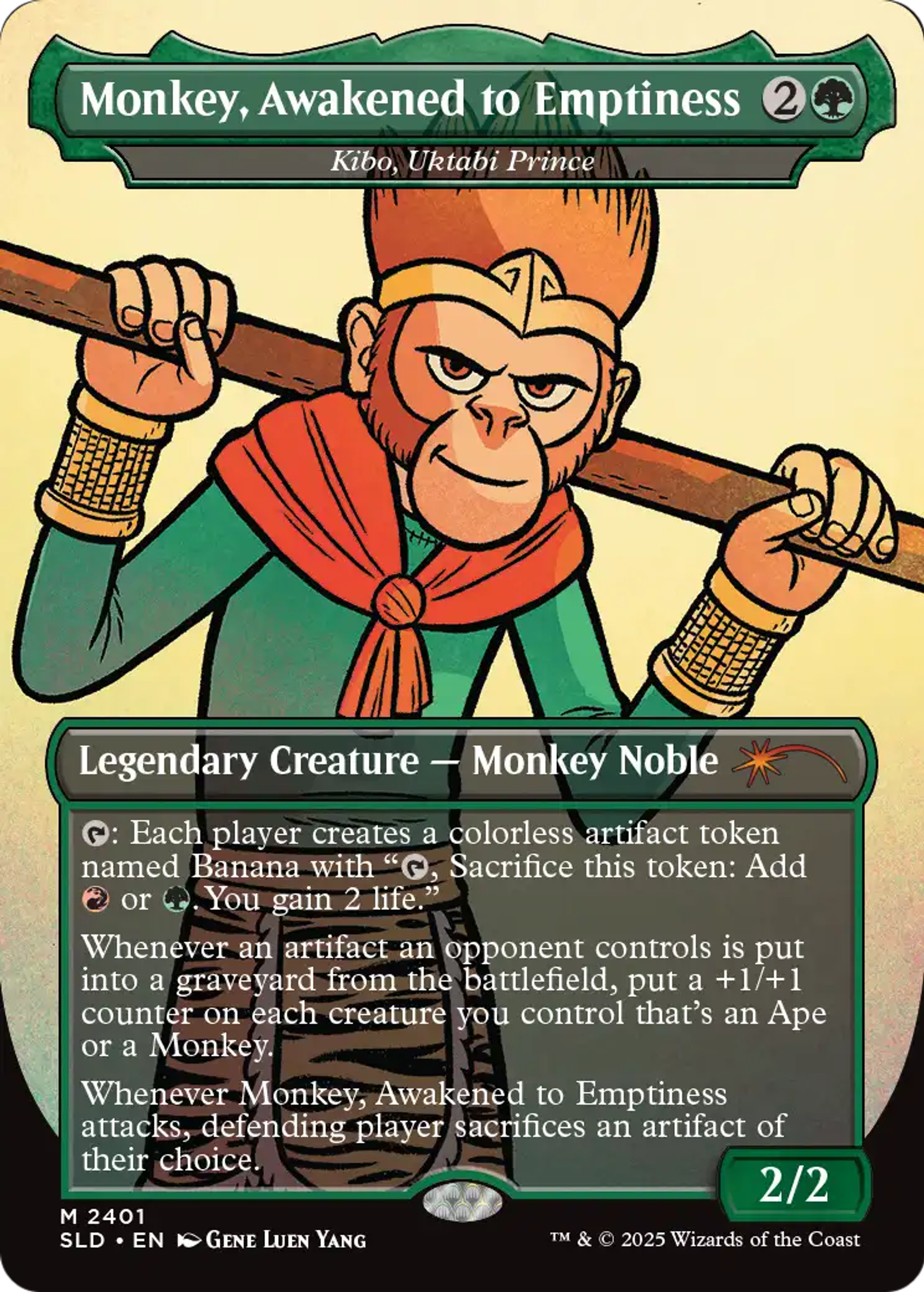 Kibo, Uktabi Prince — Secret Lair Drop — Magic: The Gathering