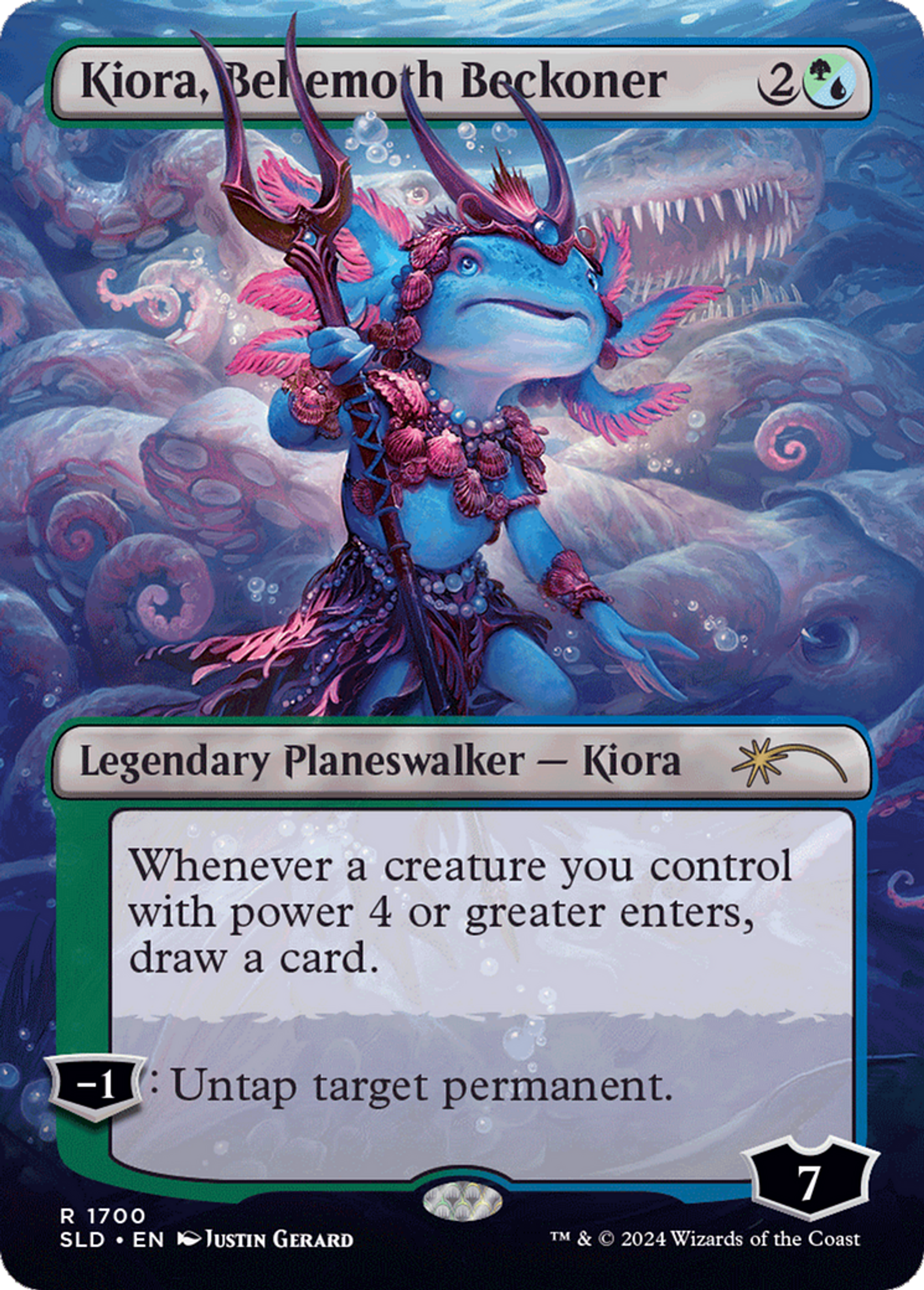 Kiora, Behemoth Beckoner — Secret Lair Drop — Magic: The Gathering
