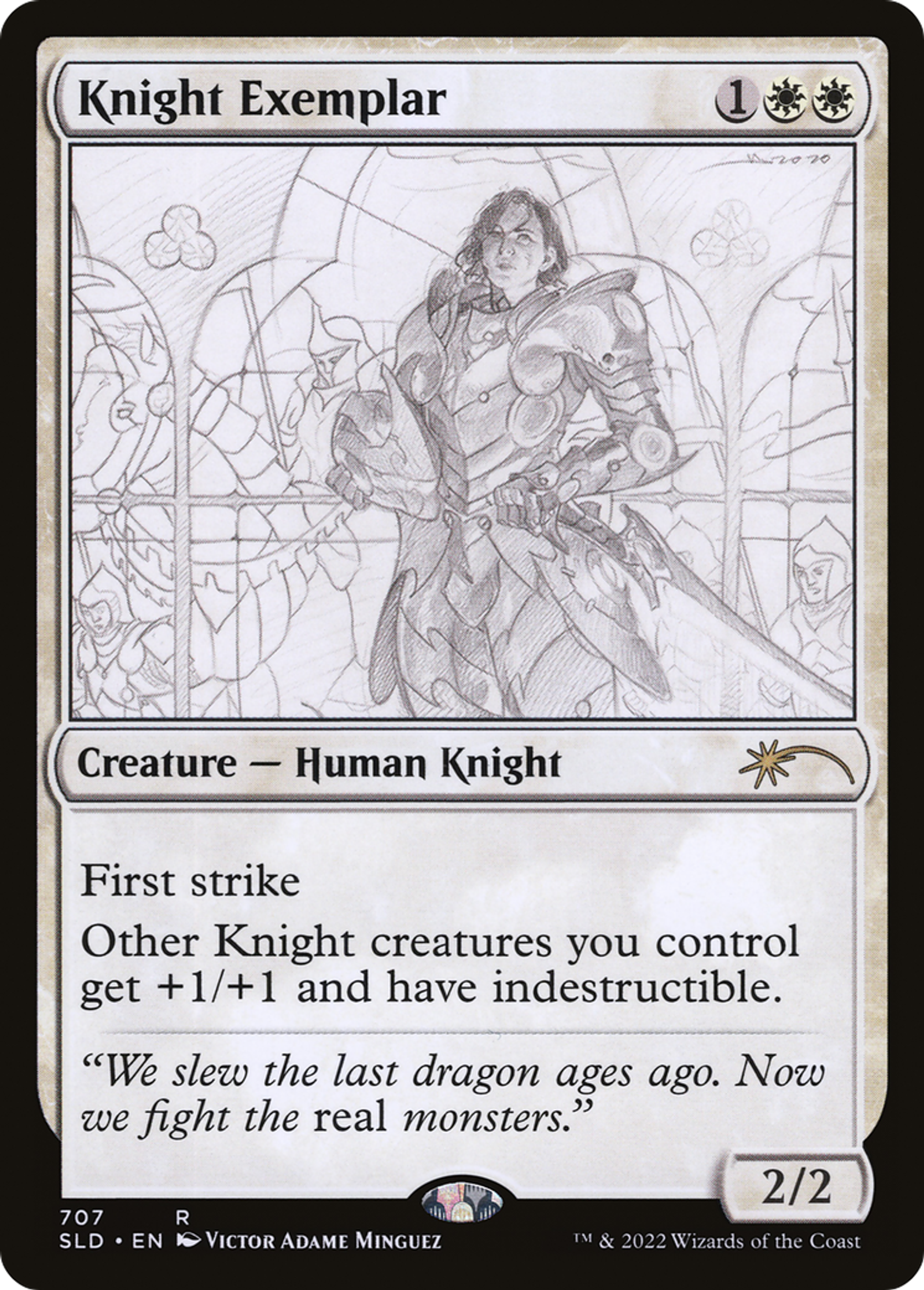 Archétype de chevalier — Secret Lair Drop — Magic: The Gathering
