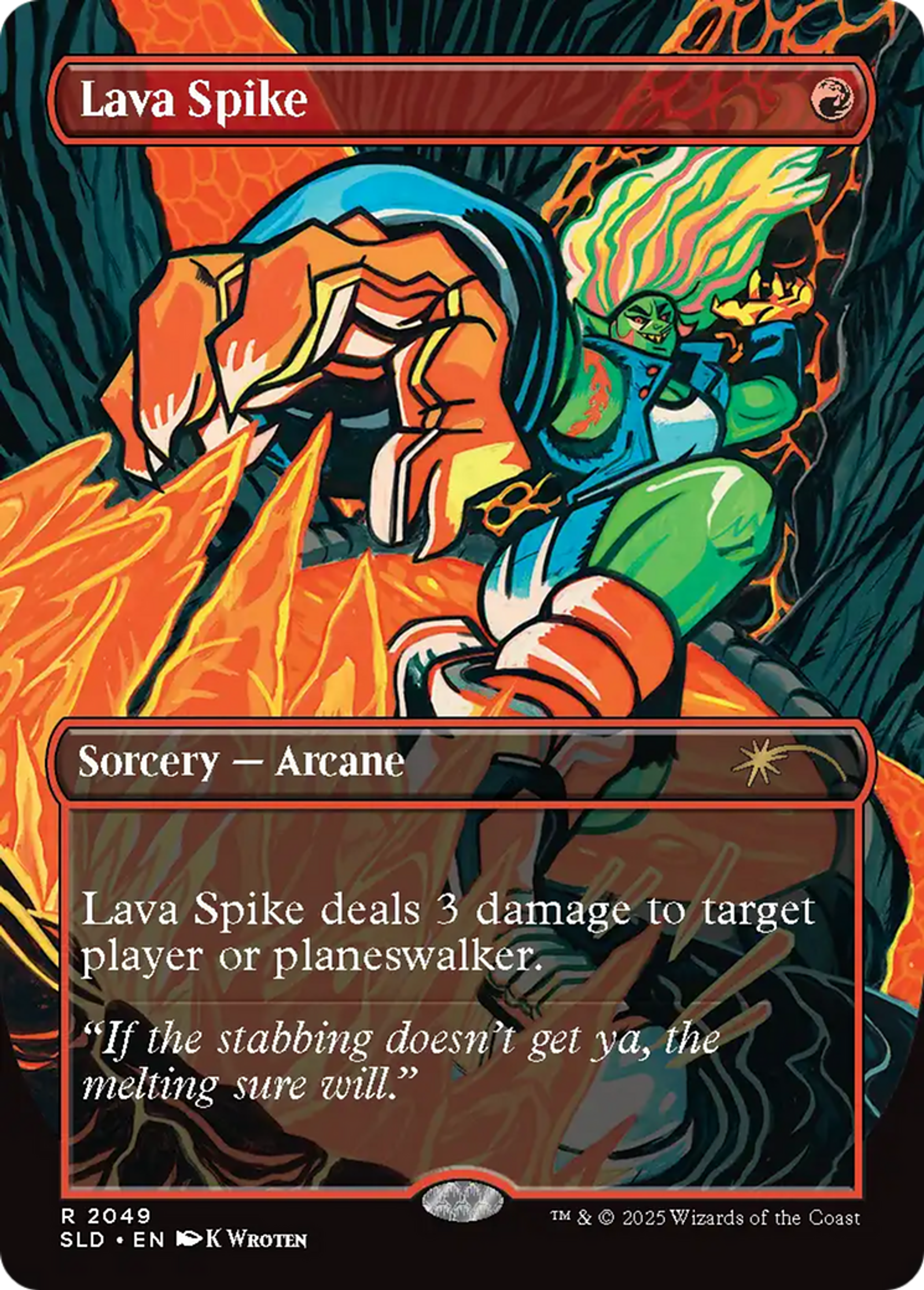 Lava Spike — Secret Lair Drop — Magic: The Gathering