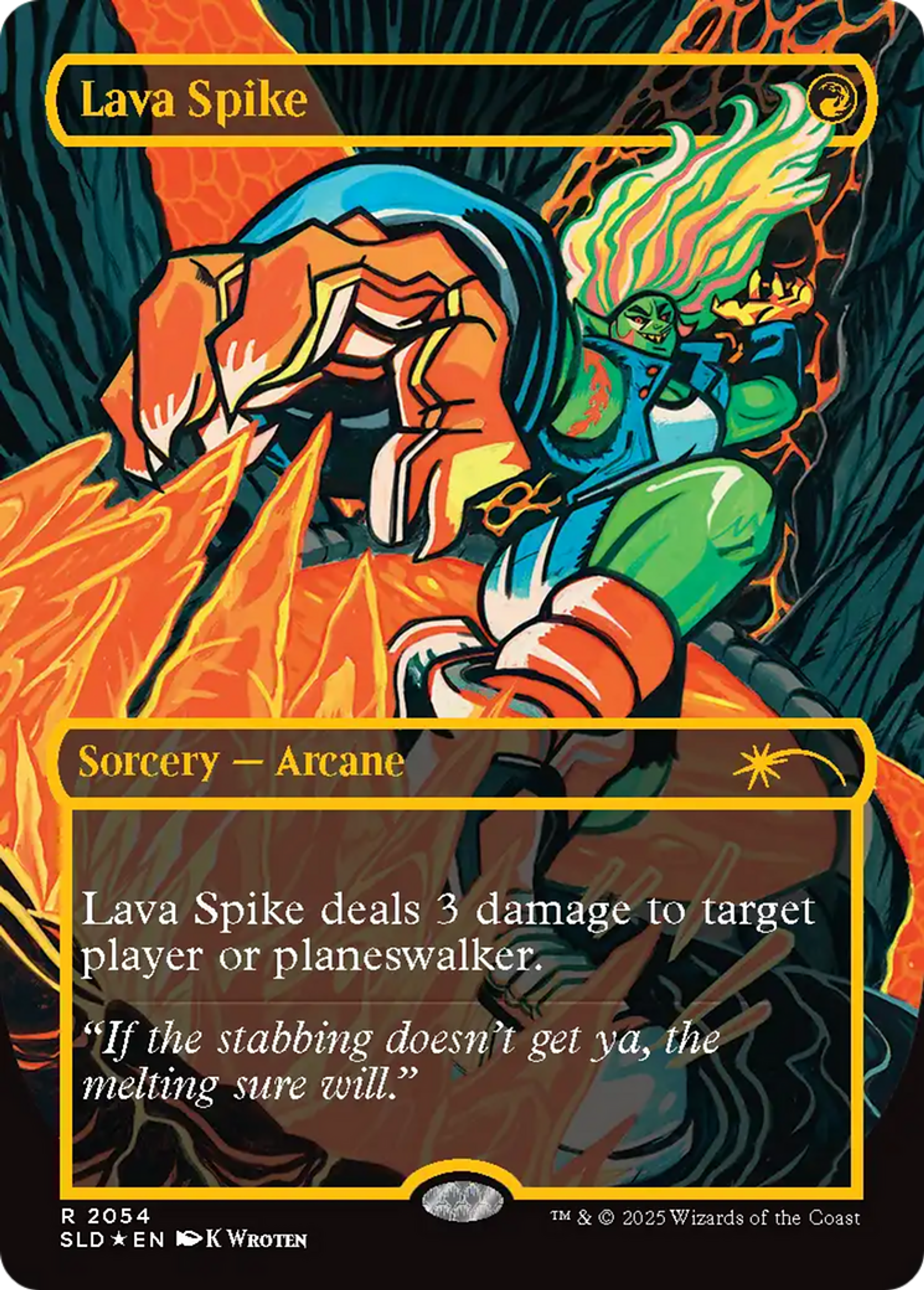 Lava Spike — Secret Lair Drop — Magic: The Gathering