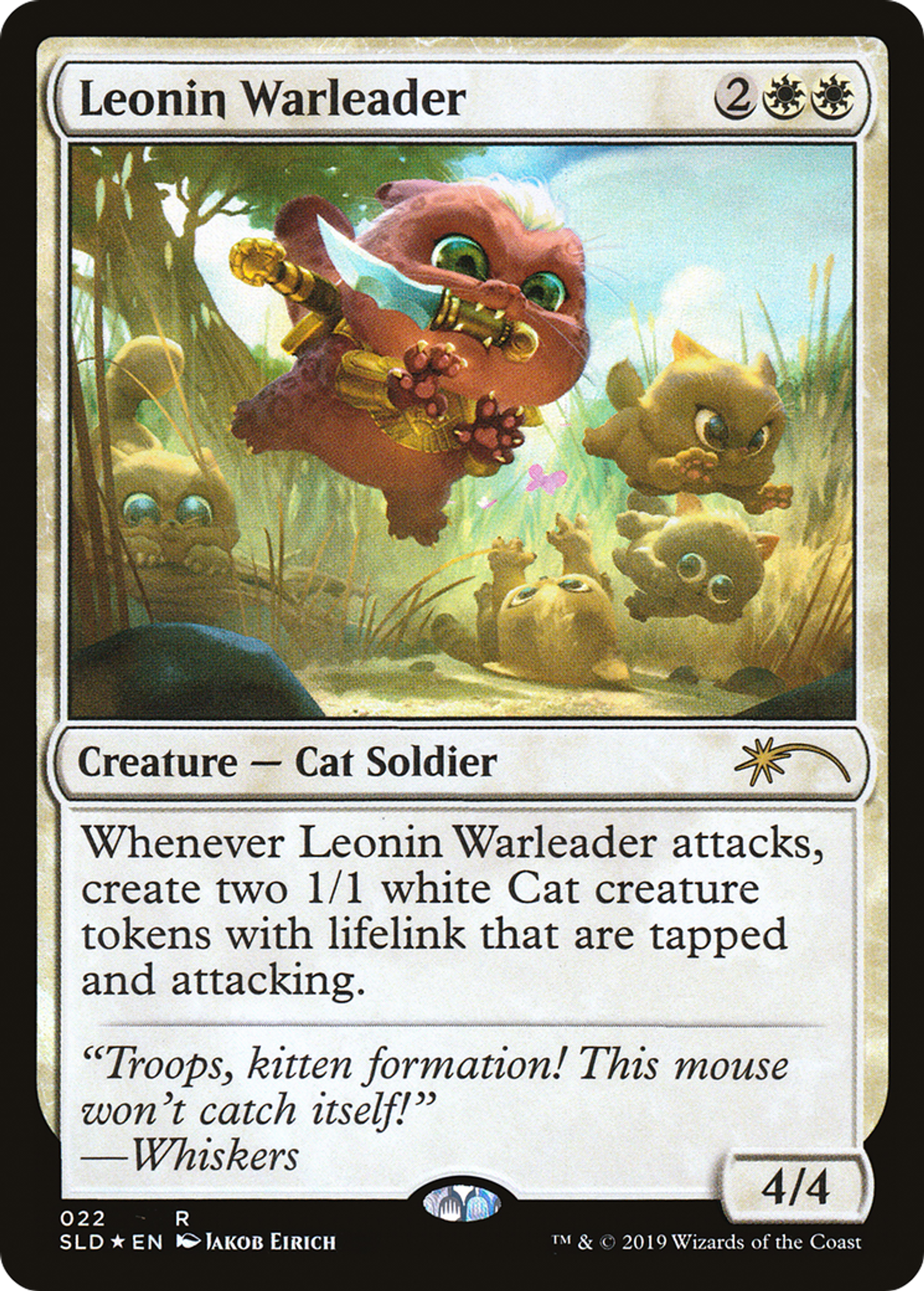 Leonin Warleader — Secret Lair Drop — Magic: The Gathering