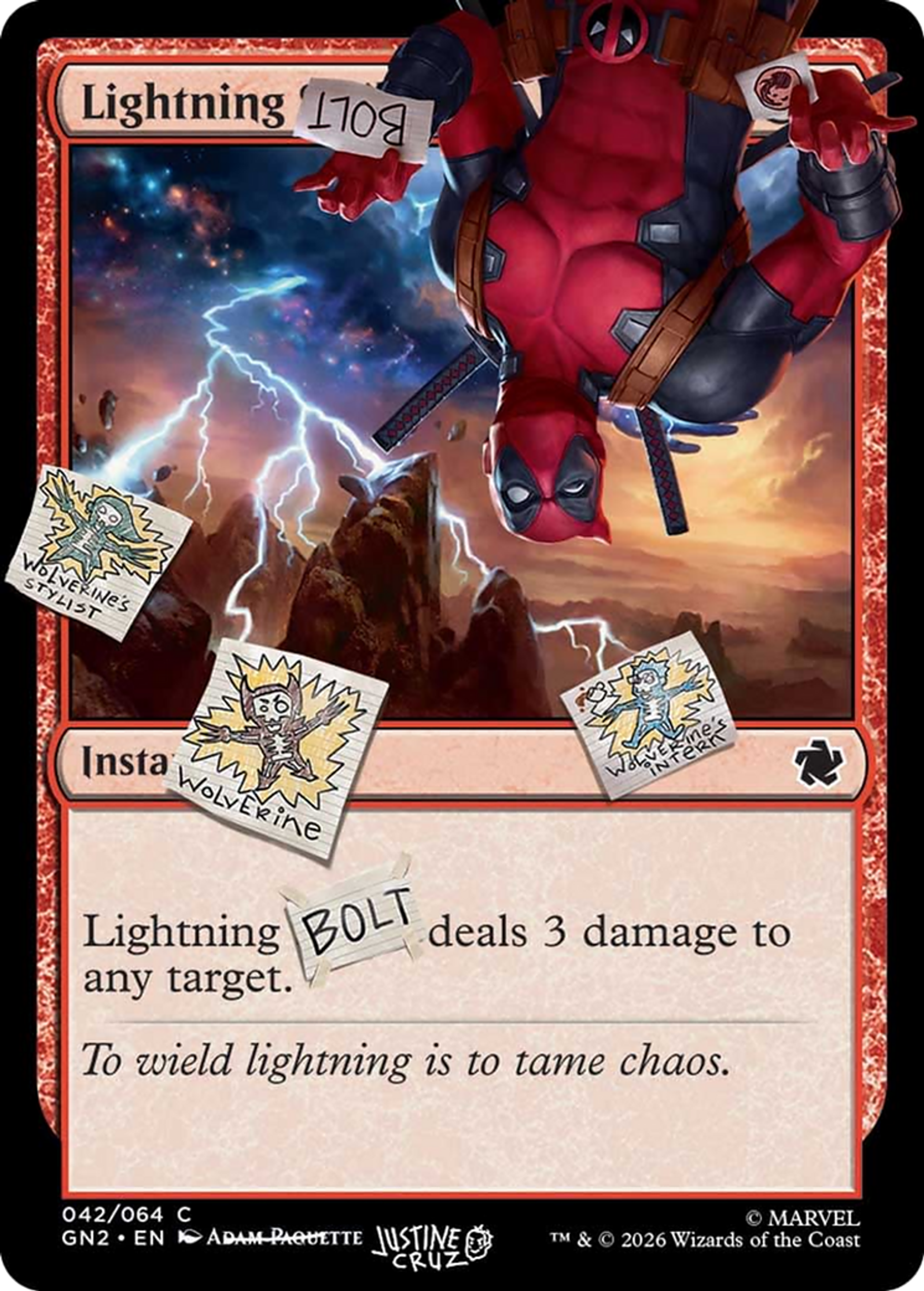 Lightning Bolt — Secret Lair Drop — Magic: The Gathering