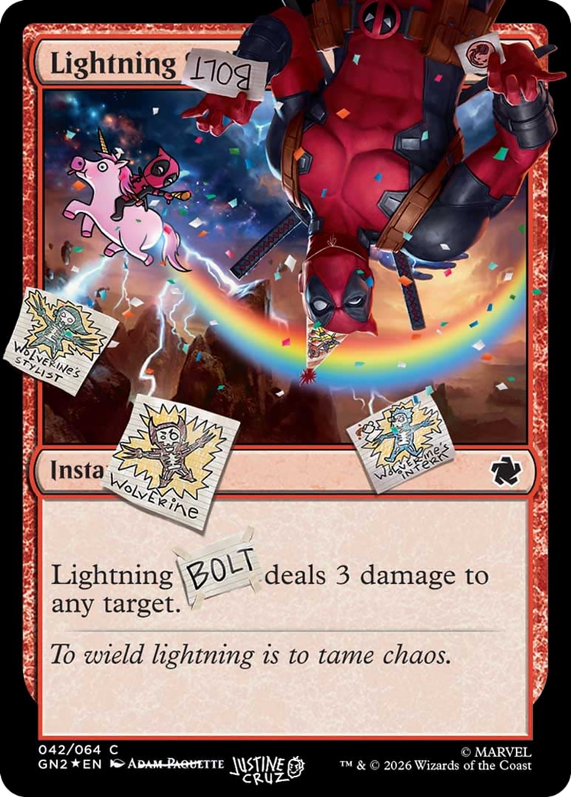 Lightning Bolt — Secret Lair Drop — Magic: The Gathering
