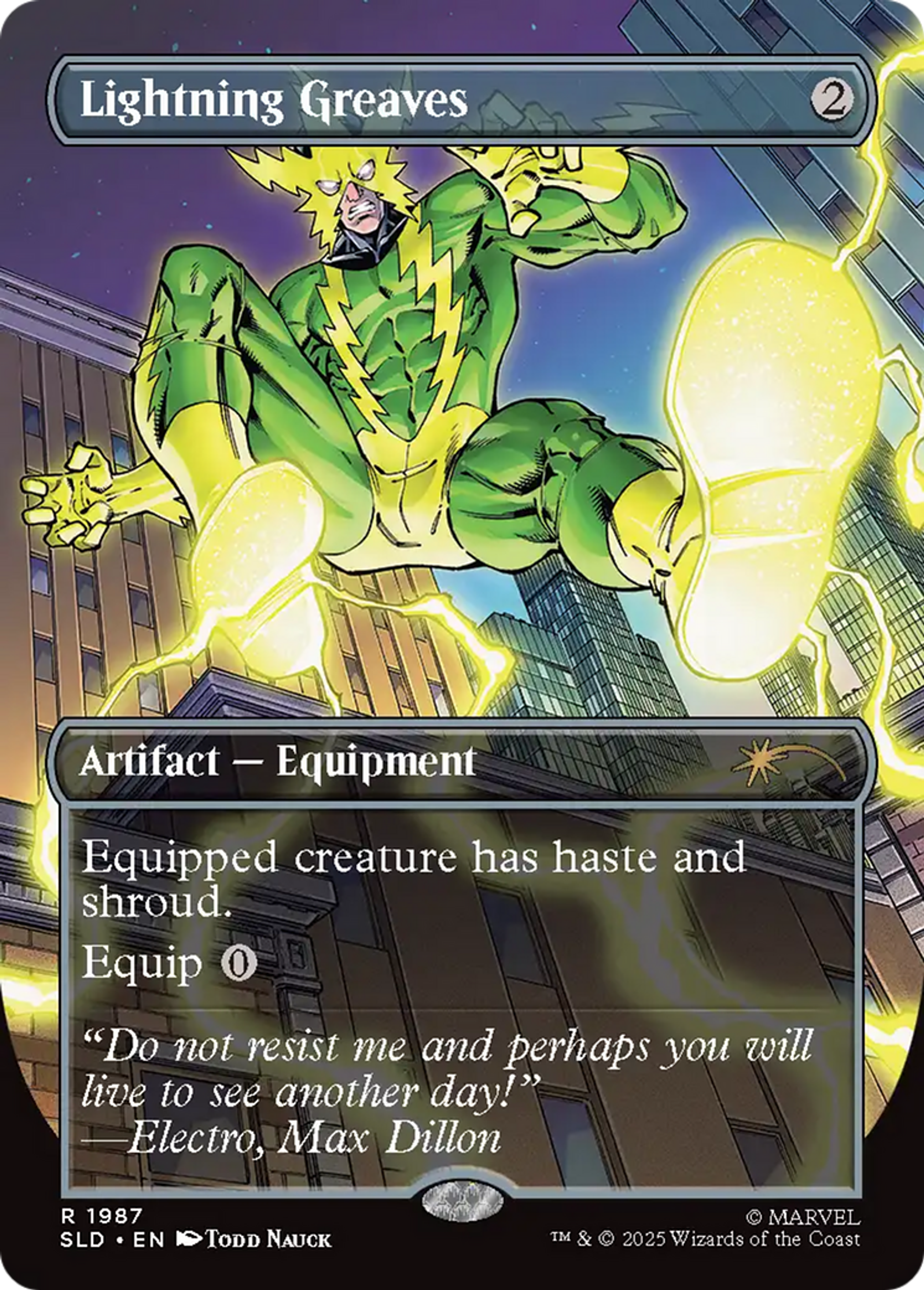 Lightning Greaves — Secret Lair Drop — Magic: The Gathering