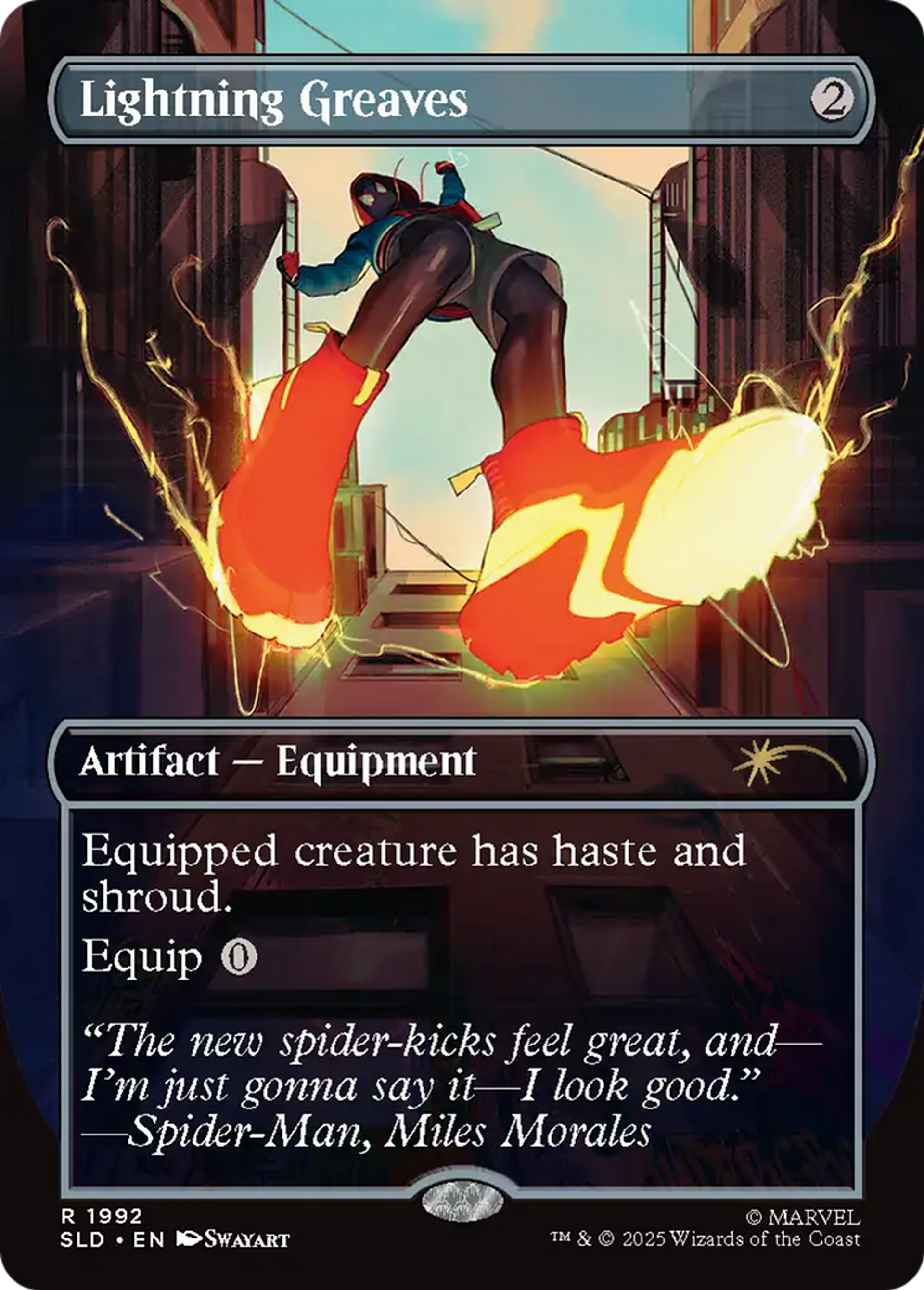 Lightning Greaves — Secret Lair Drop — Magic: The Gathering