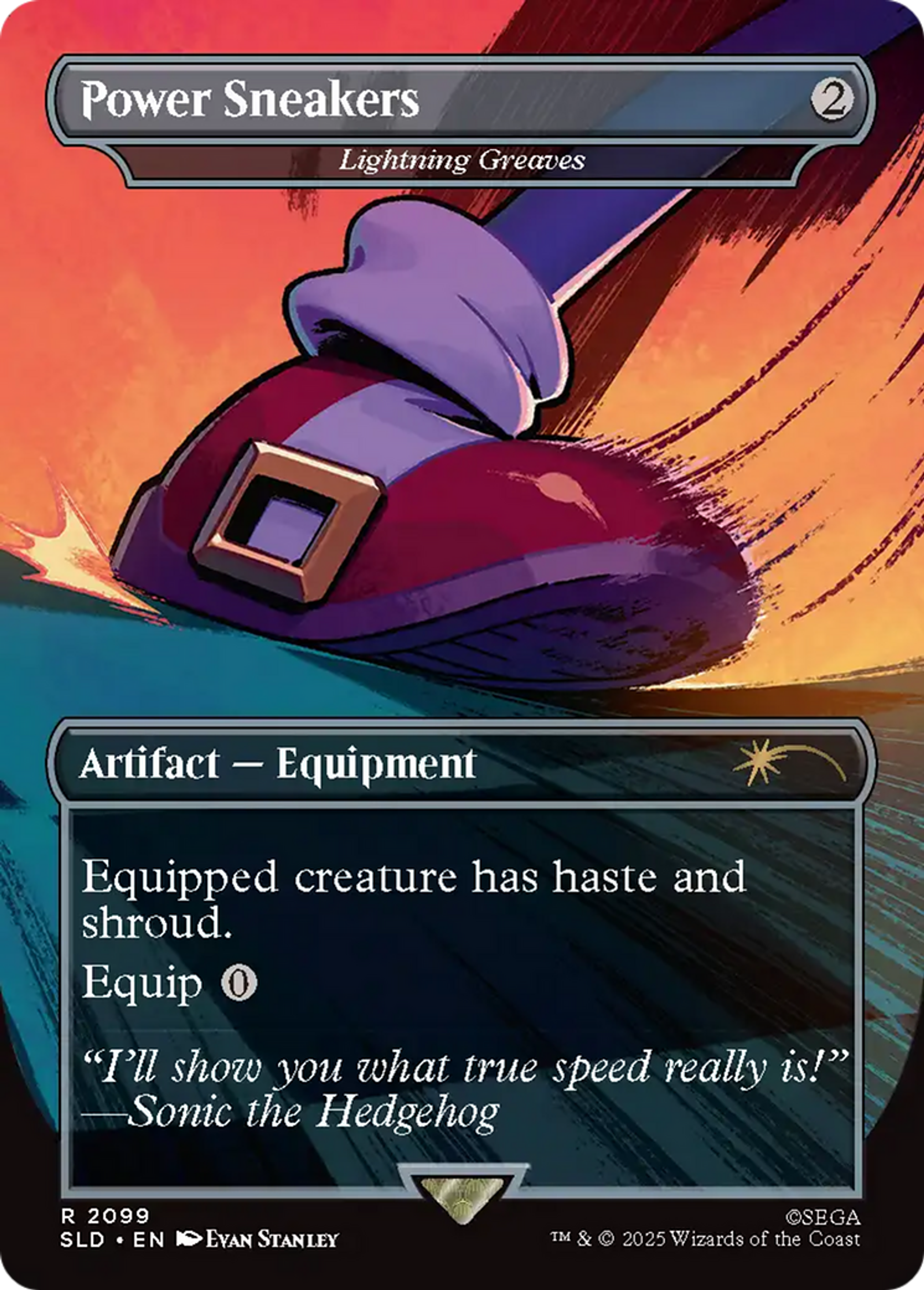 Lightning Greaves — Secret Lair Drop — Magic: The Gathering