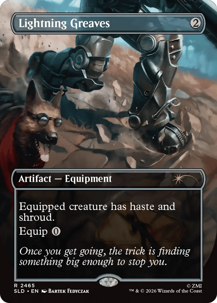 Lightning Greaves — Secret Lair Drop — Magic: The Gathering