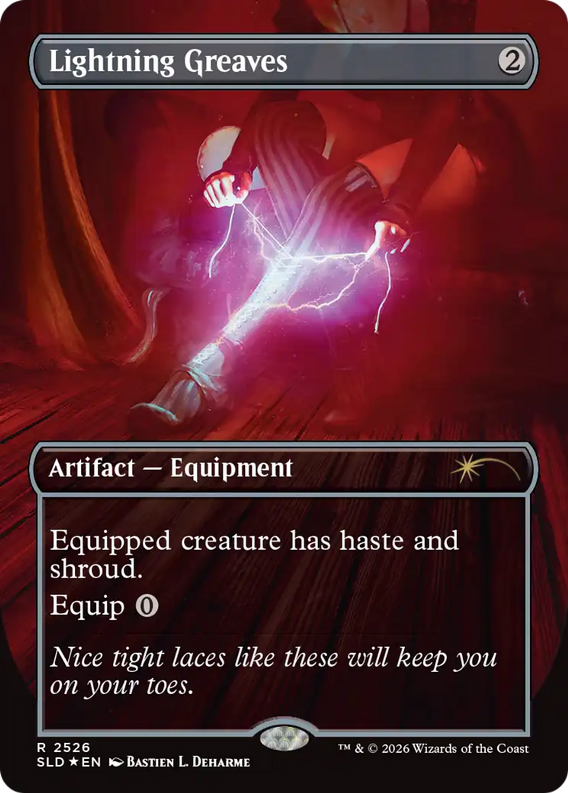 Lightning Greaves — Secret Lair Drop — Magic: The Gathering